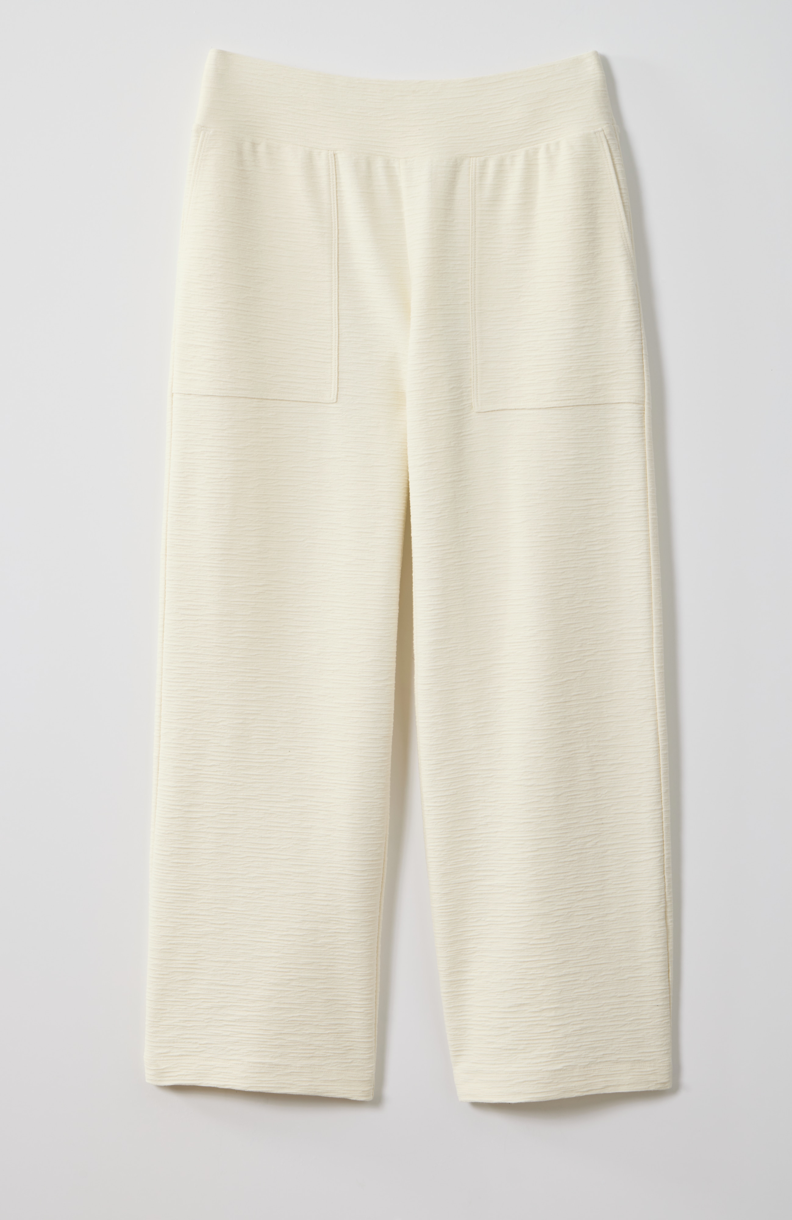 Fit Textured Wide-Leg Crops | JJill