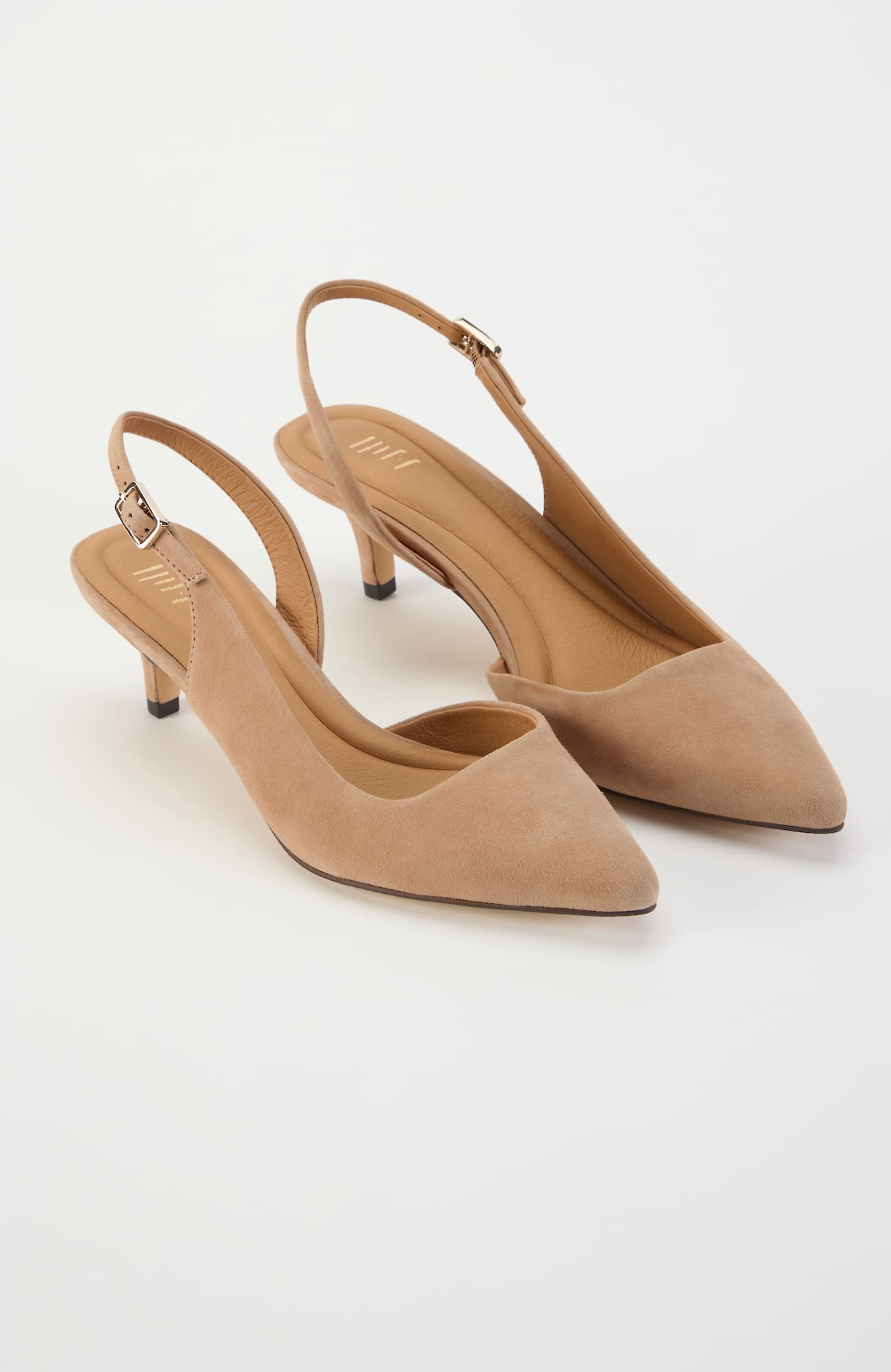 Jjill Darcy Slingback Heels Shoes In Brown