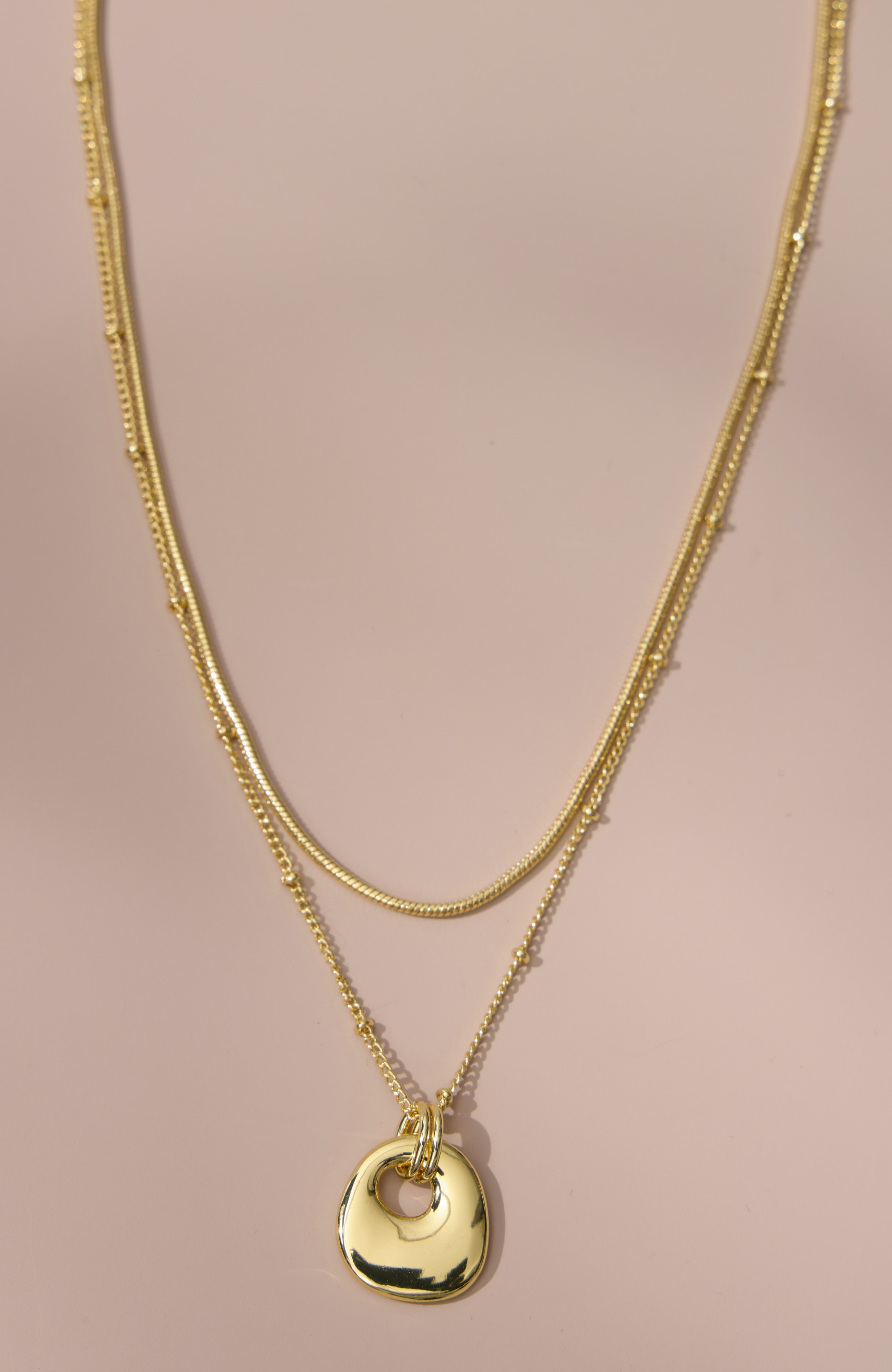 demi-fine pendant necklace