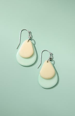 Image for Tagua Layered Earrings