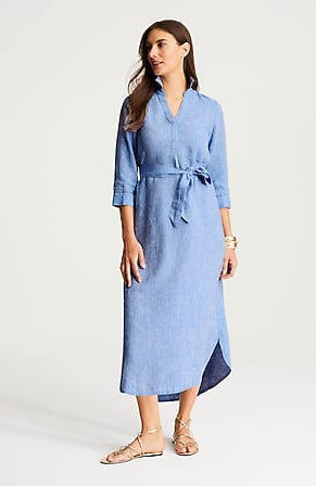 Image for Easy Linen Maxi Dress
