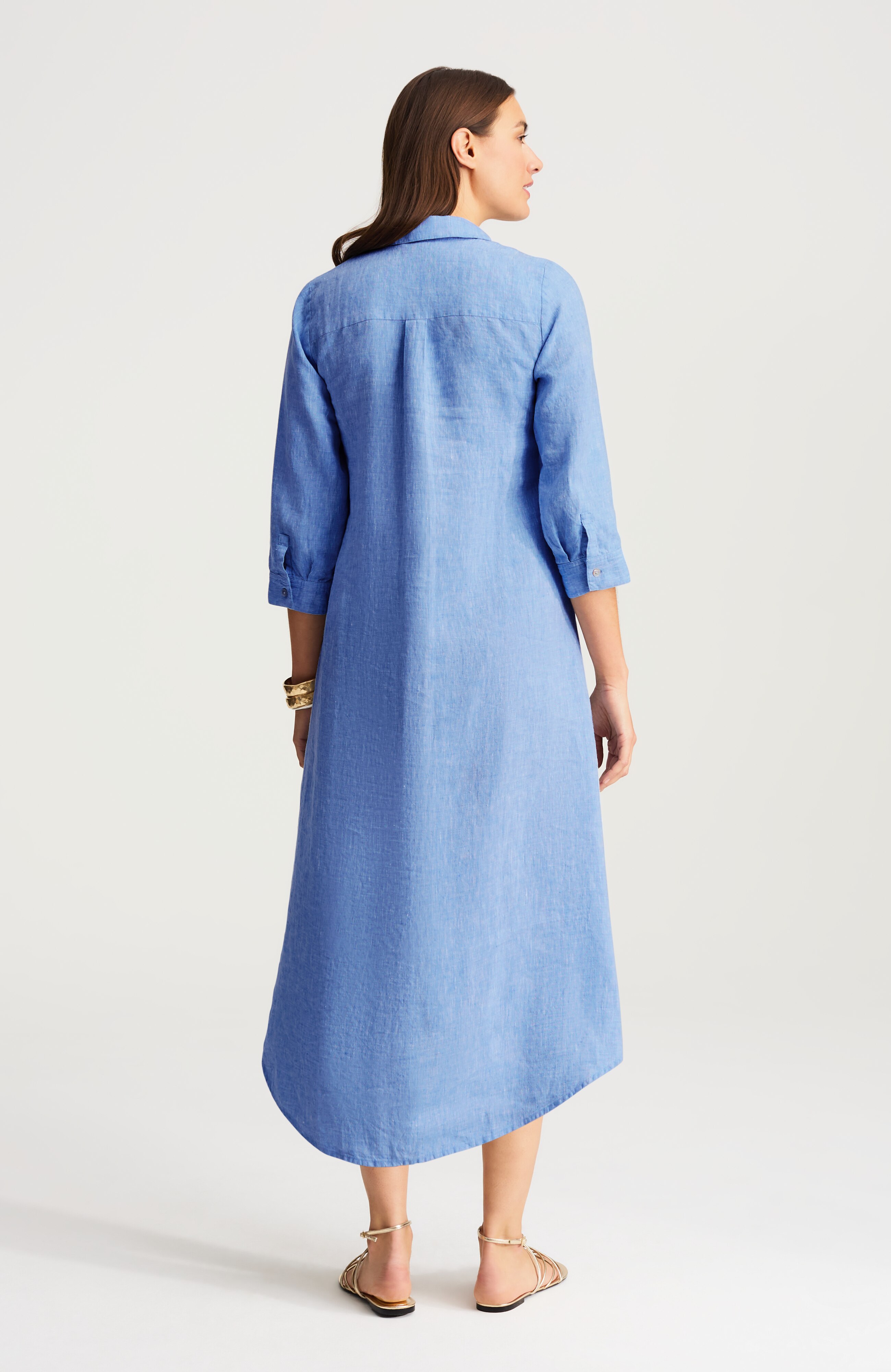 easy linen maxi dress