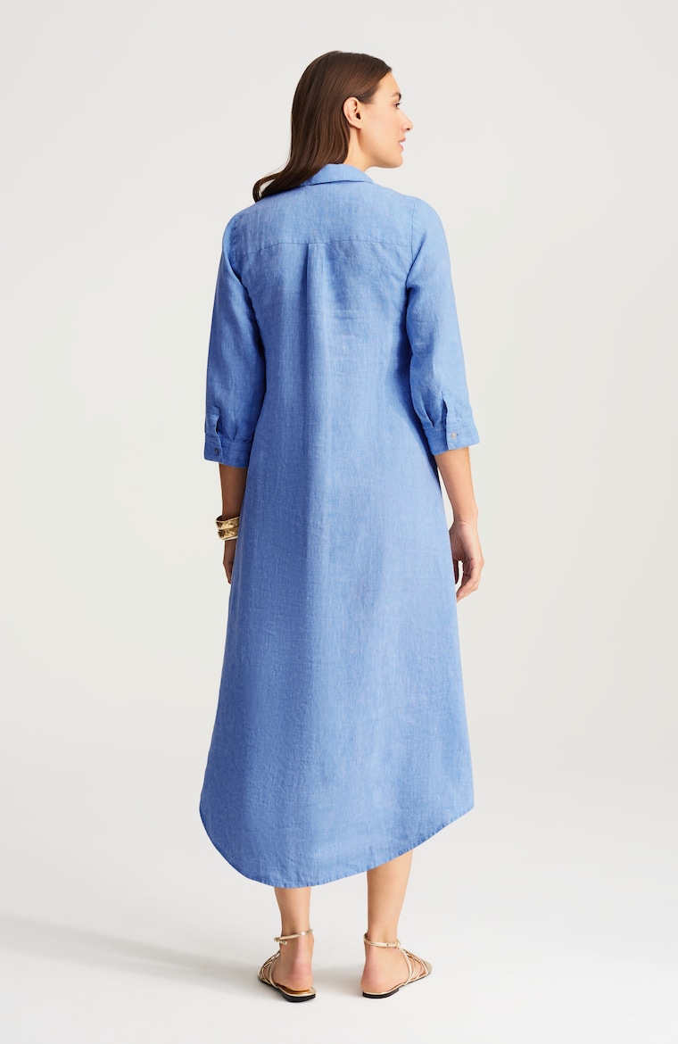 jjill petite maxi dresses EASY LINEN MAXI DRESS