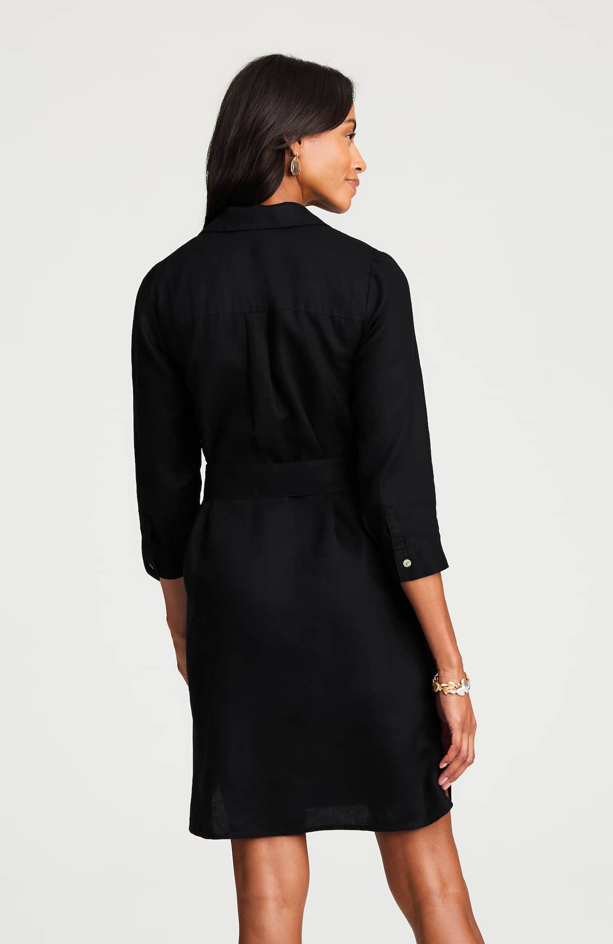 off shoulder dress a line The Quinn Long Off Shoulder A-line Satin Dress 12 / Black main image 1