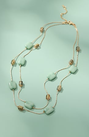 Image for Green Aventurine Multistrand Necklace