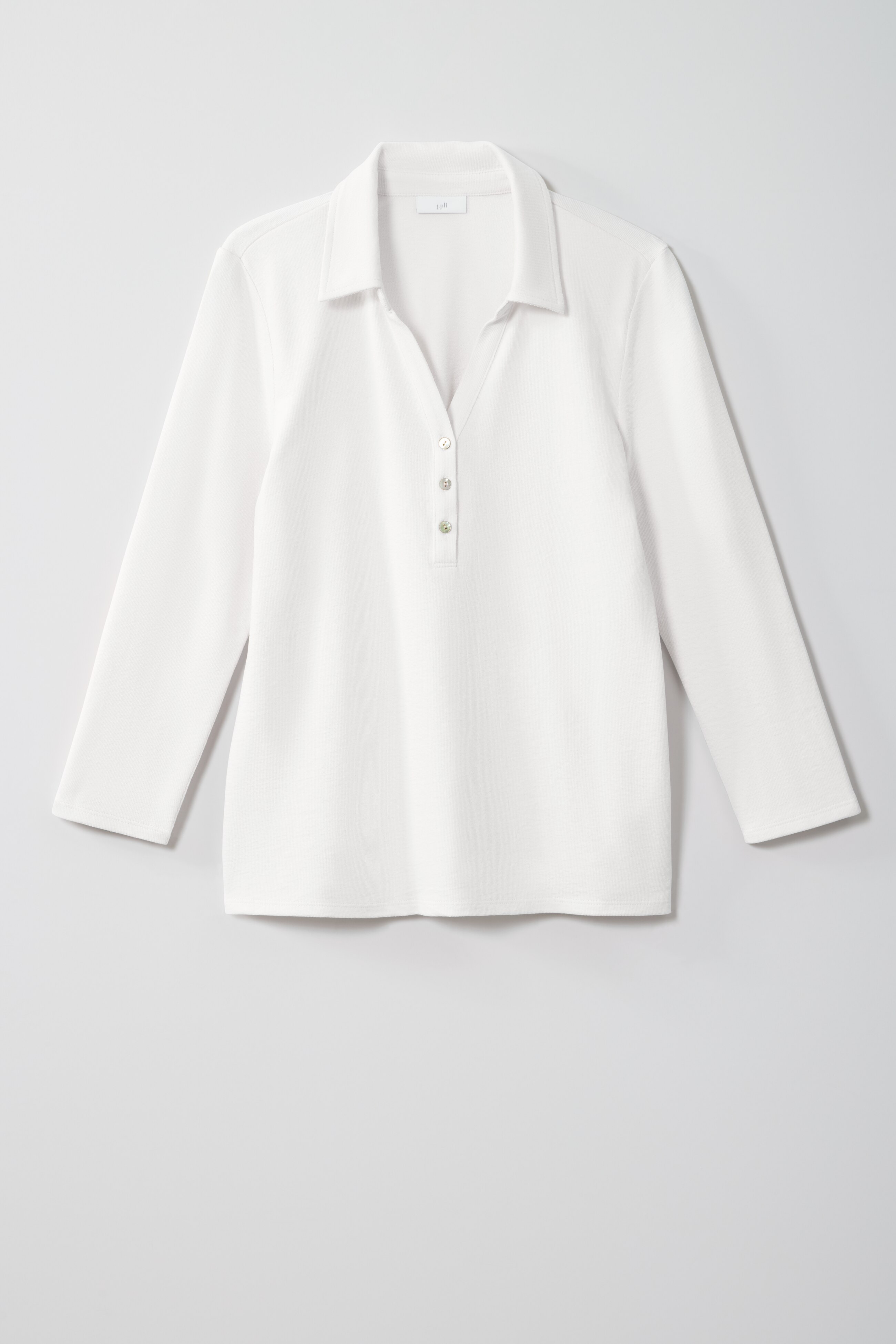 TEXTURED POLO | JJill