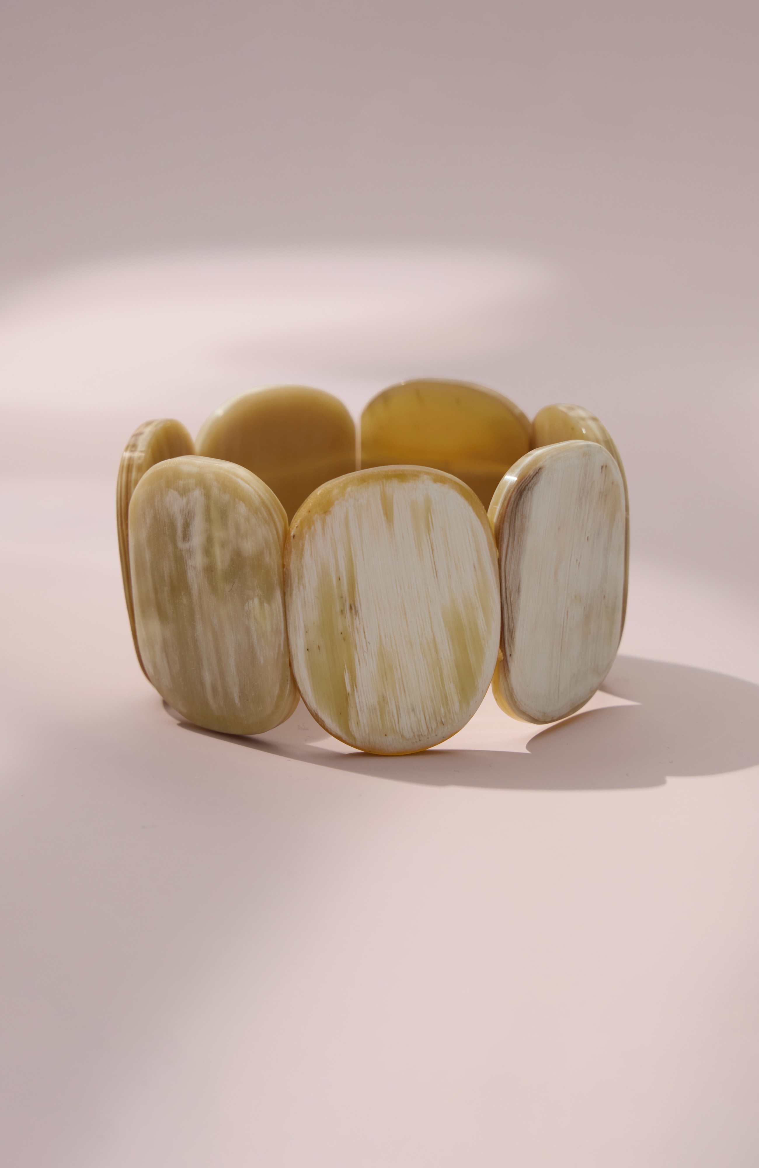 natural horn stretch bracelet