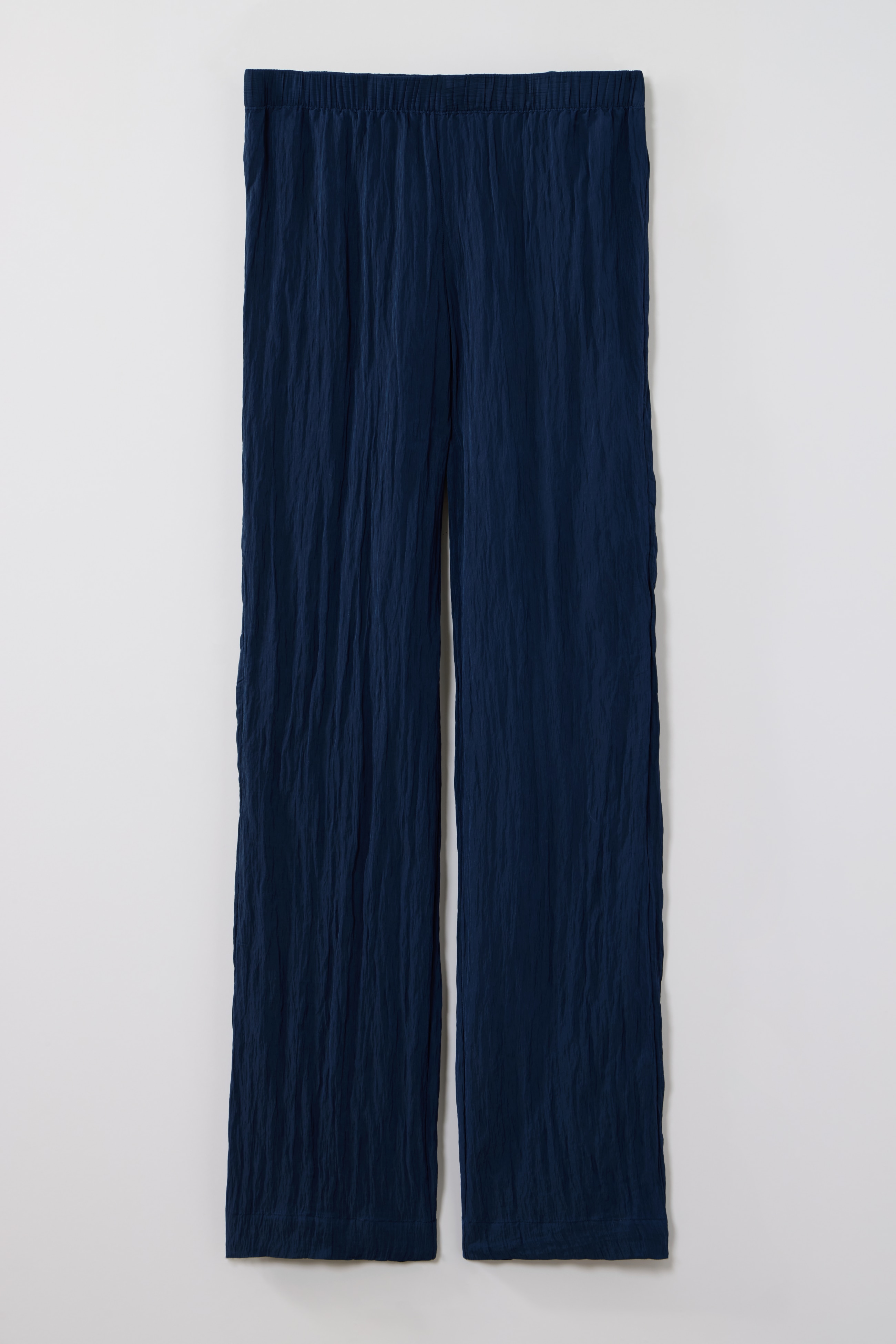 wearever crinkled full-leg pants