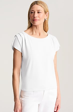 Image for Luxe Supima® Draped Tee