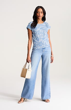 Image for Luxe Supima® Draped Tee