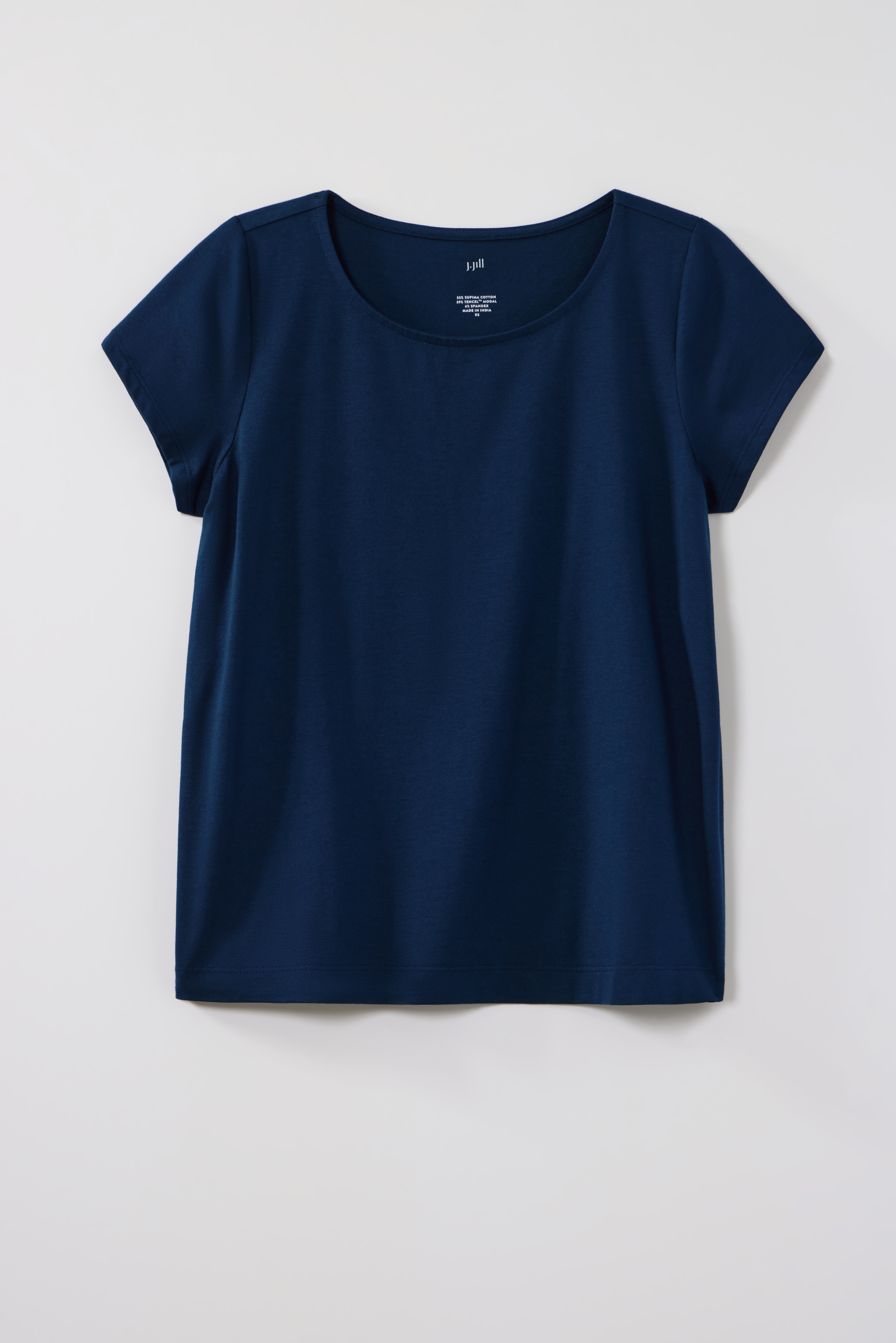 LUXE SUPIMA MODERN TEE | JJill