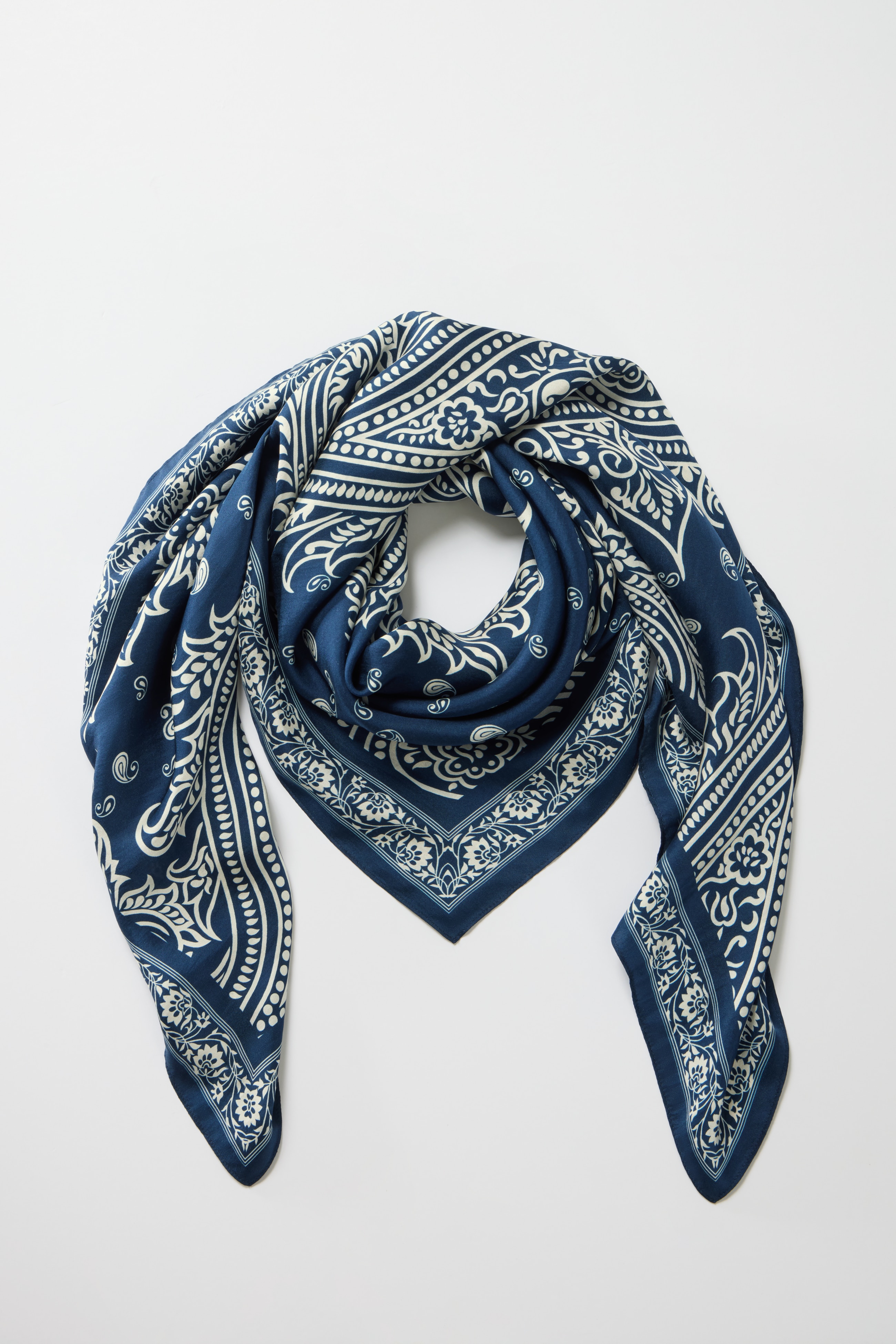 summer silk square scarf