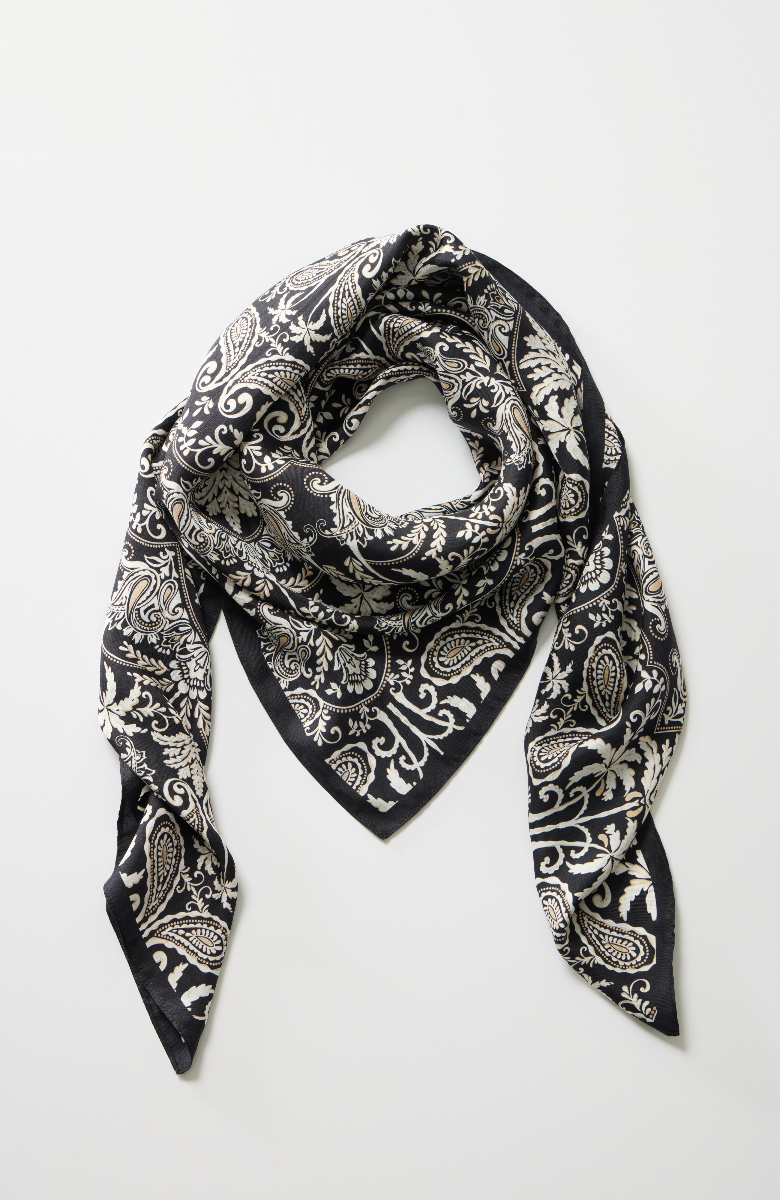 SUMMER SILK SQUARE SCARF | JJill