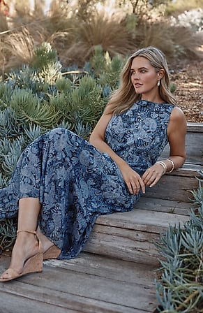 Image for Dip-Dyed Tiered Maxi Dress