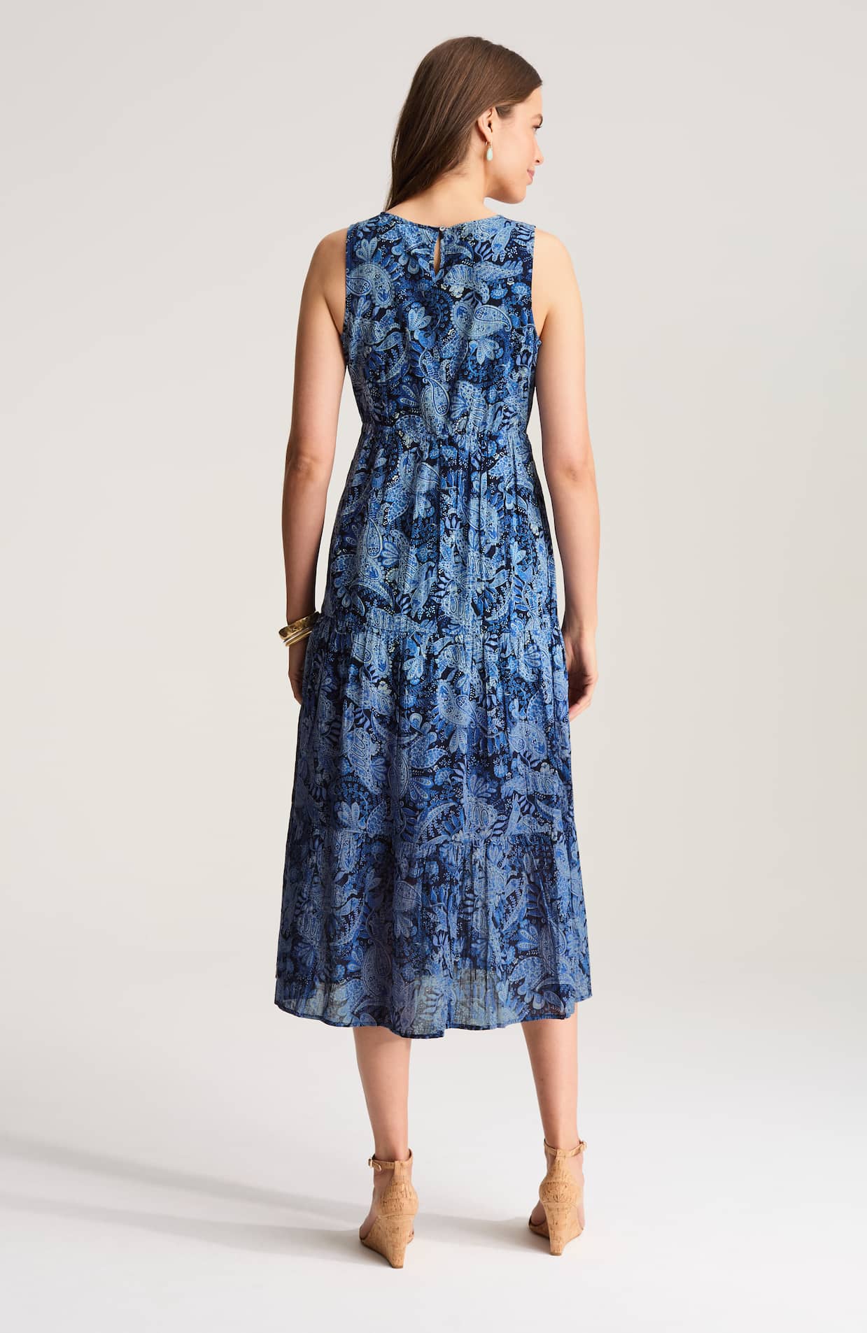 chinese dress ladies Girl's Matilda Dress / Cobalt Tropical Cobalt Tropical / 14