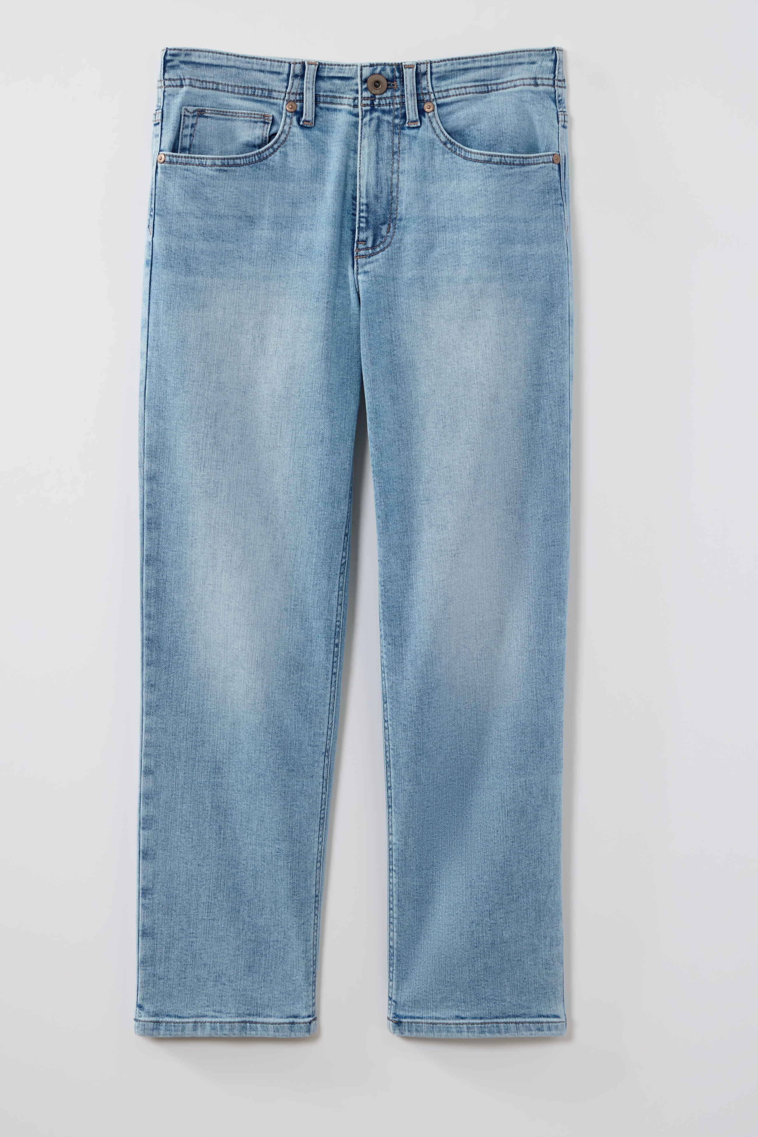 high-rise straight-leg cropped jeans