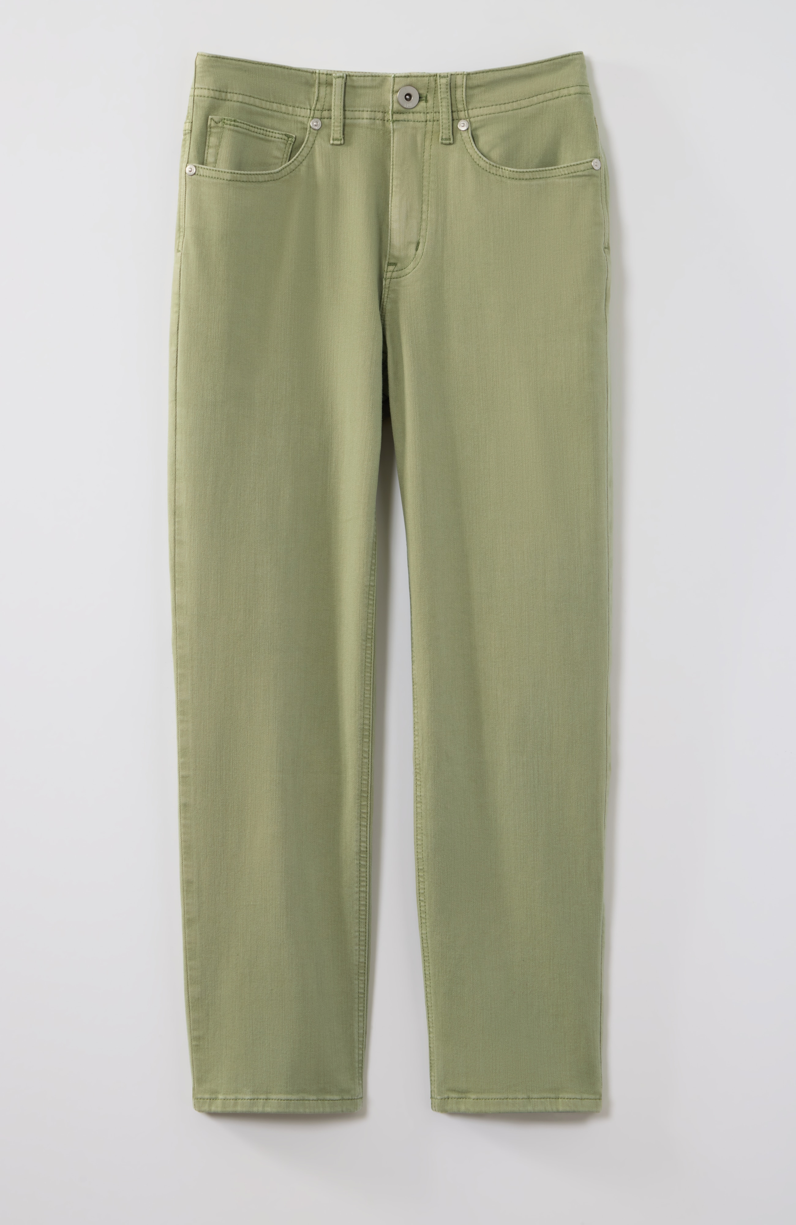 high-rise straight-leg cropped jeans