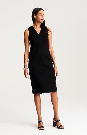 Image for Wearever Sculpted-Knit Sleeveless Dress