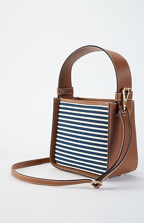 Image for Striped Canvas Mini Bag