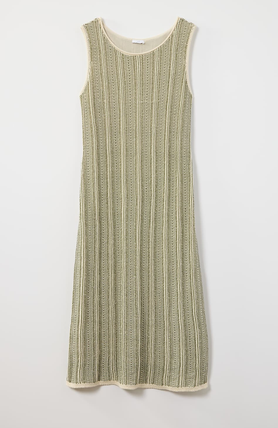 glitter cotton blend knit midi dress Lurex Shimmer Rib Sweater Midi Dress
