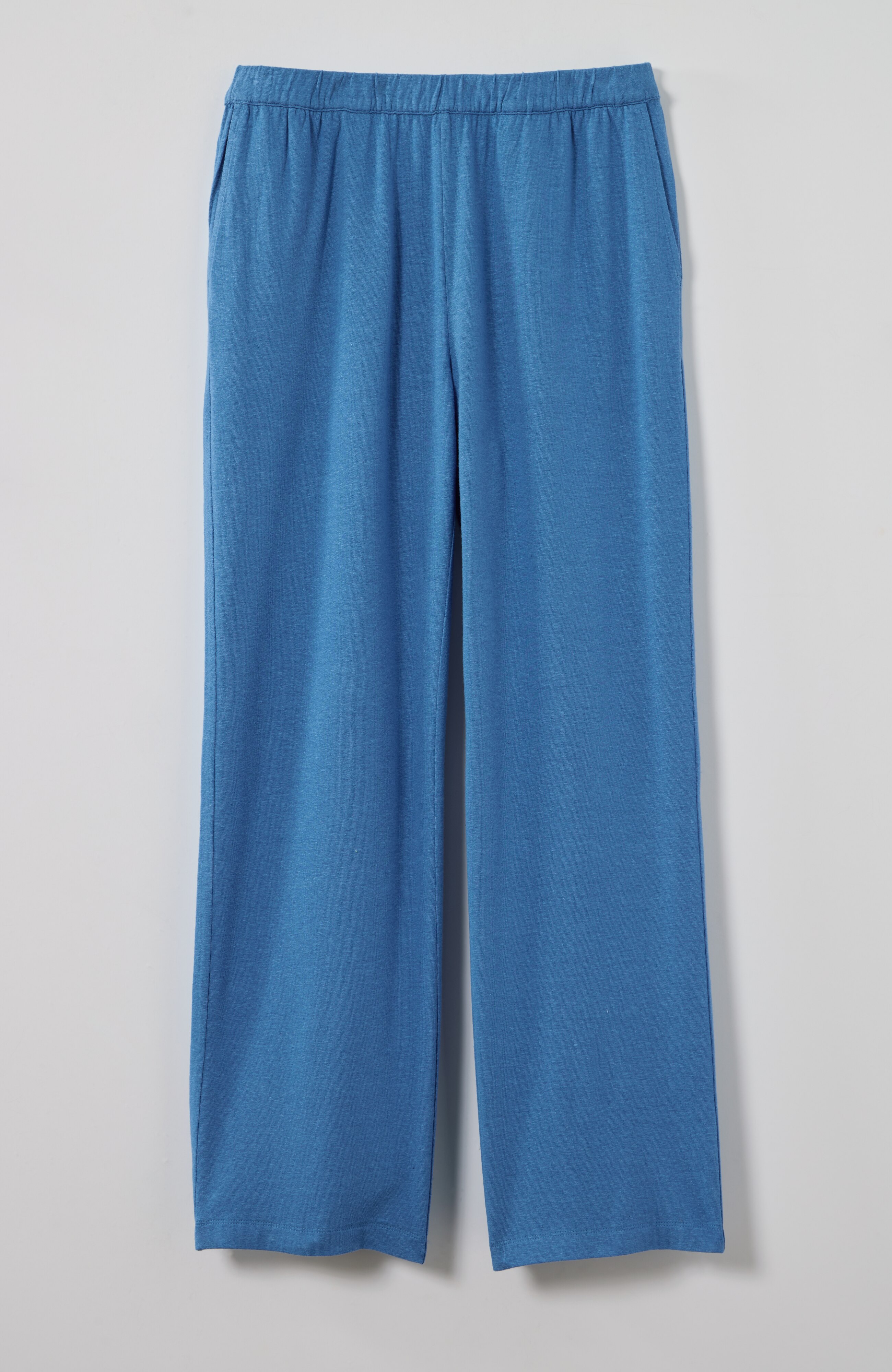 pure jill linen-blend knit pants