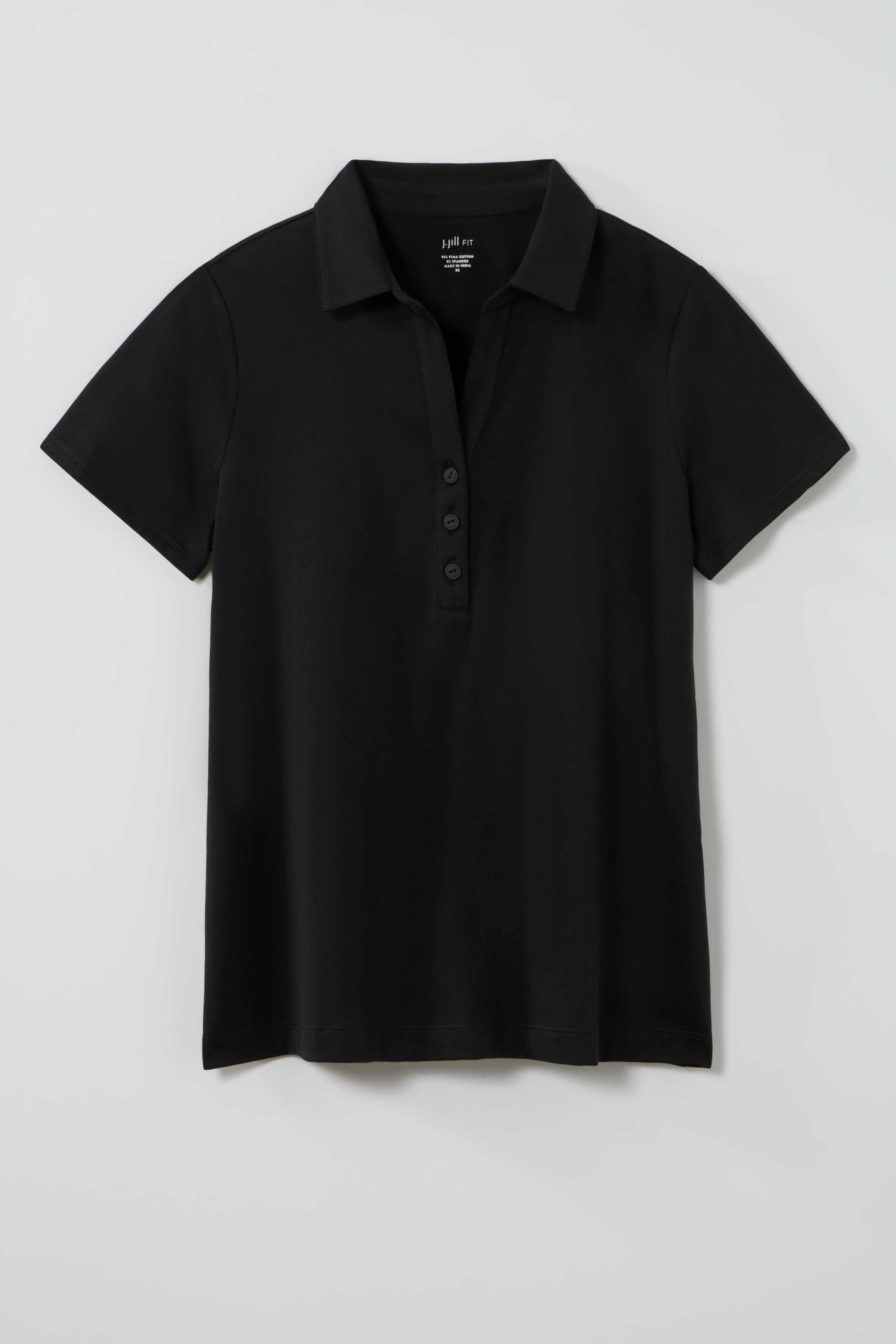 FIT PROGRESS KNIT POLO | JJill