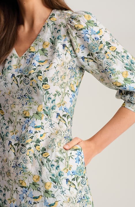 Linen A-Line Maxi Dress | JJill