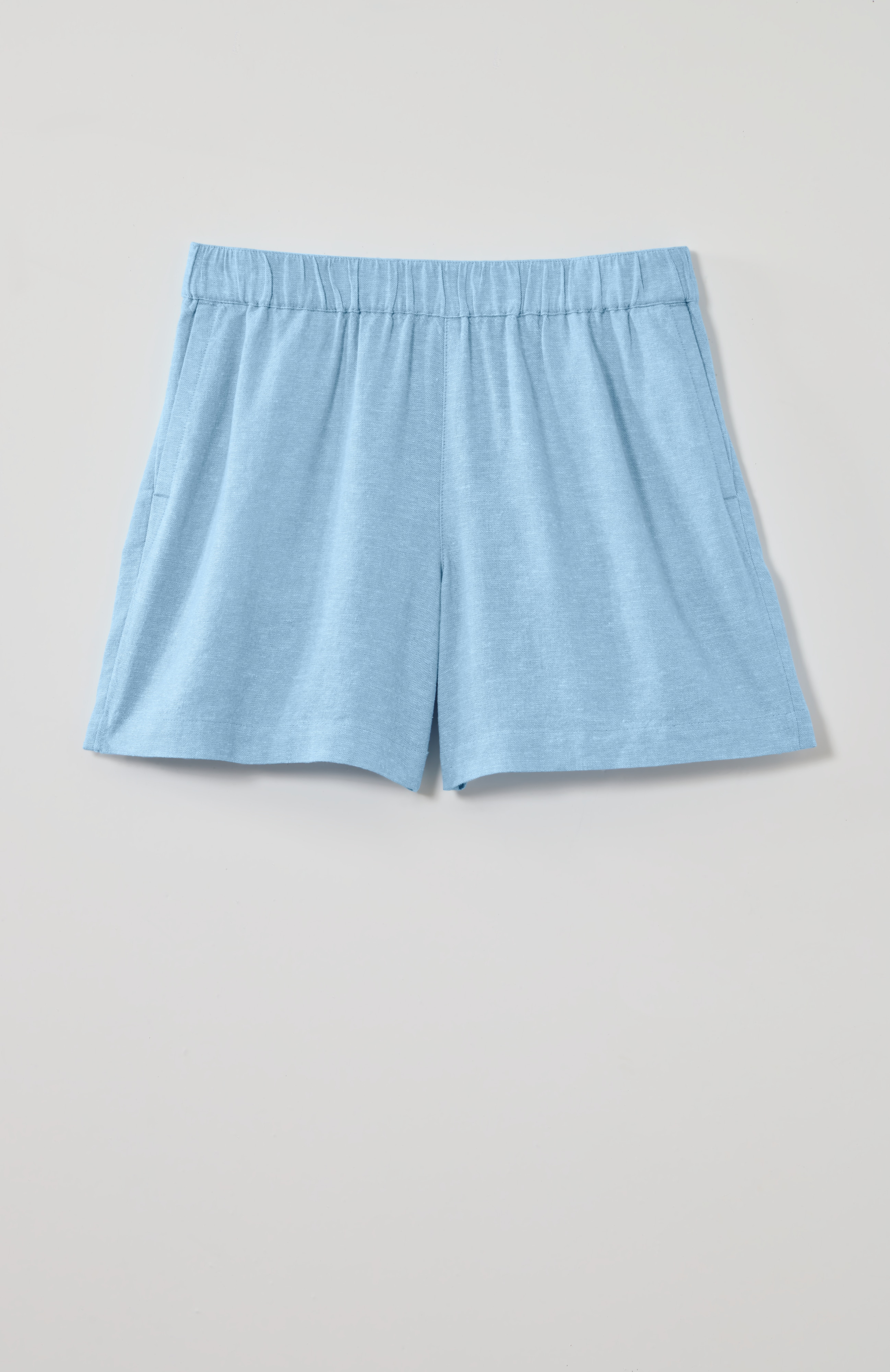 Easy Linen-Blend Shorts | JJill