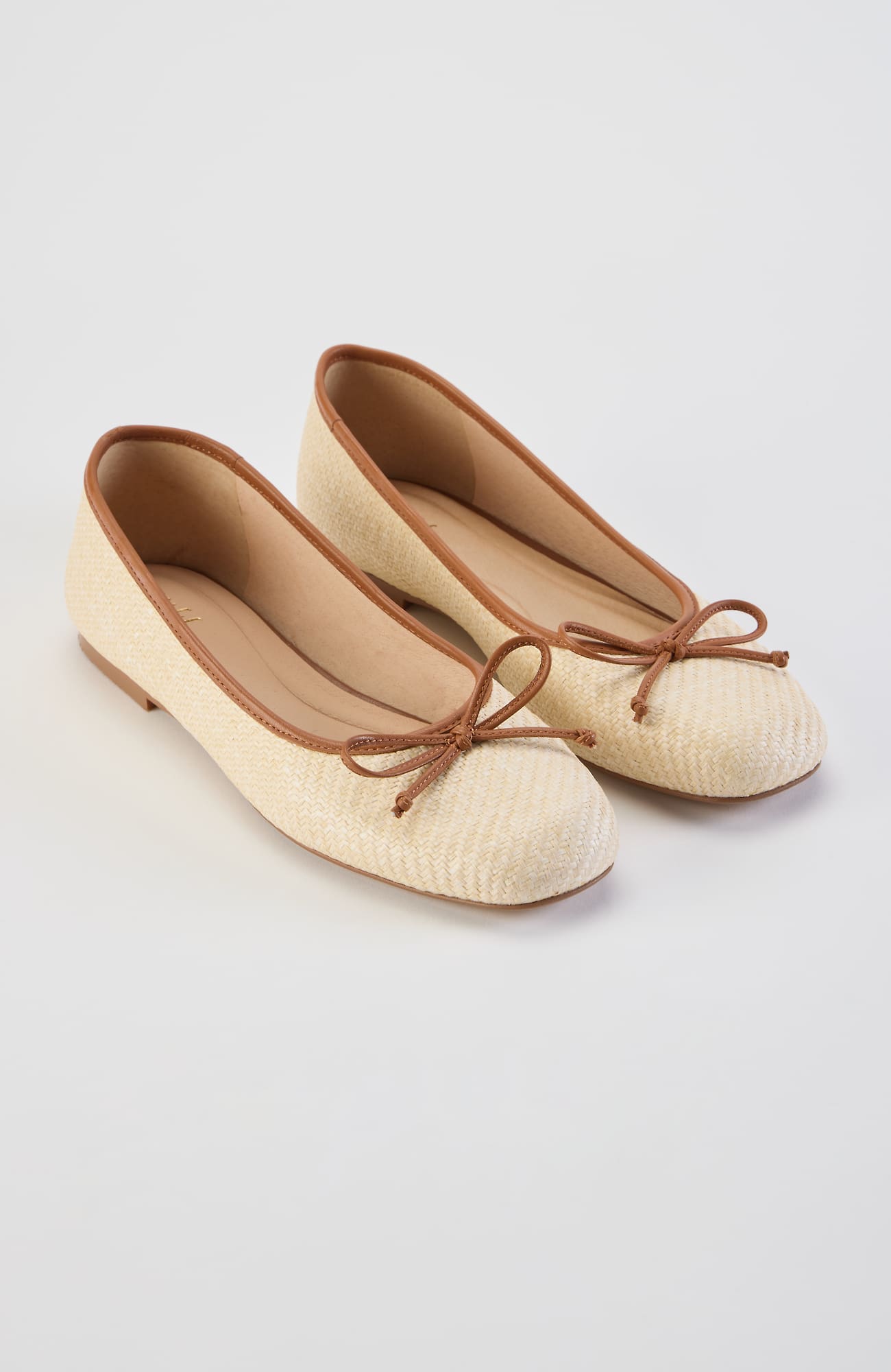 Jjill Ava Woven Flats In Brown