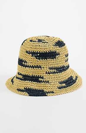 Image for Textured Straw Bucket Hat