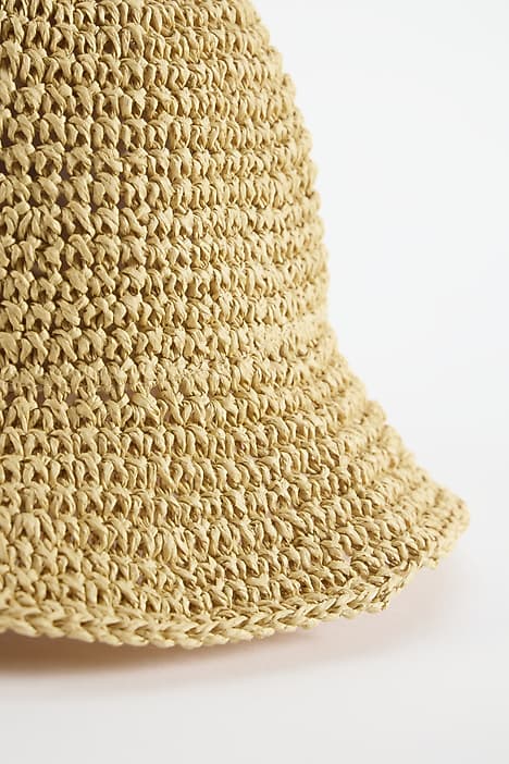 Textured Straw Bucket Hat | JJill display picture 2