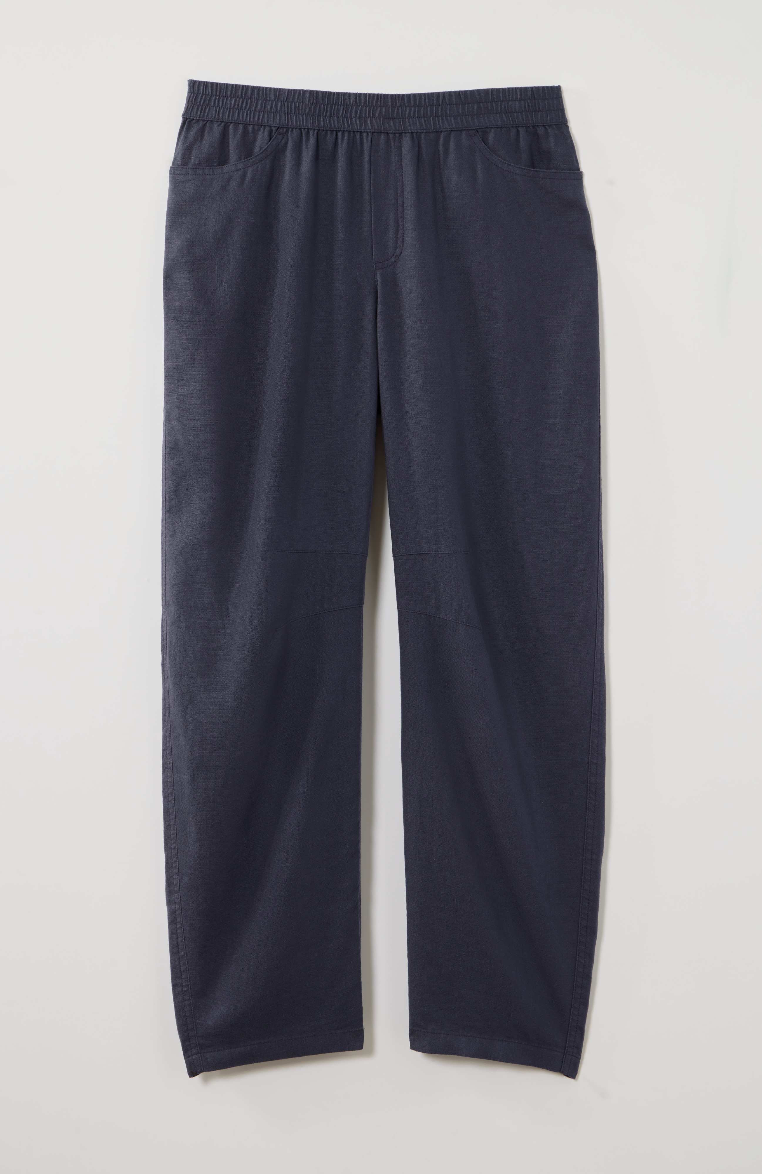 pure jill linen-blend barrel pants
