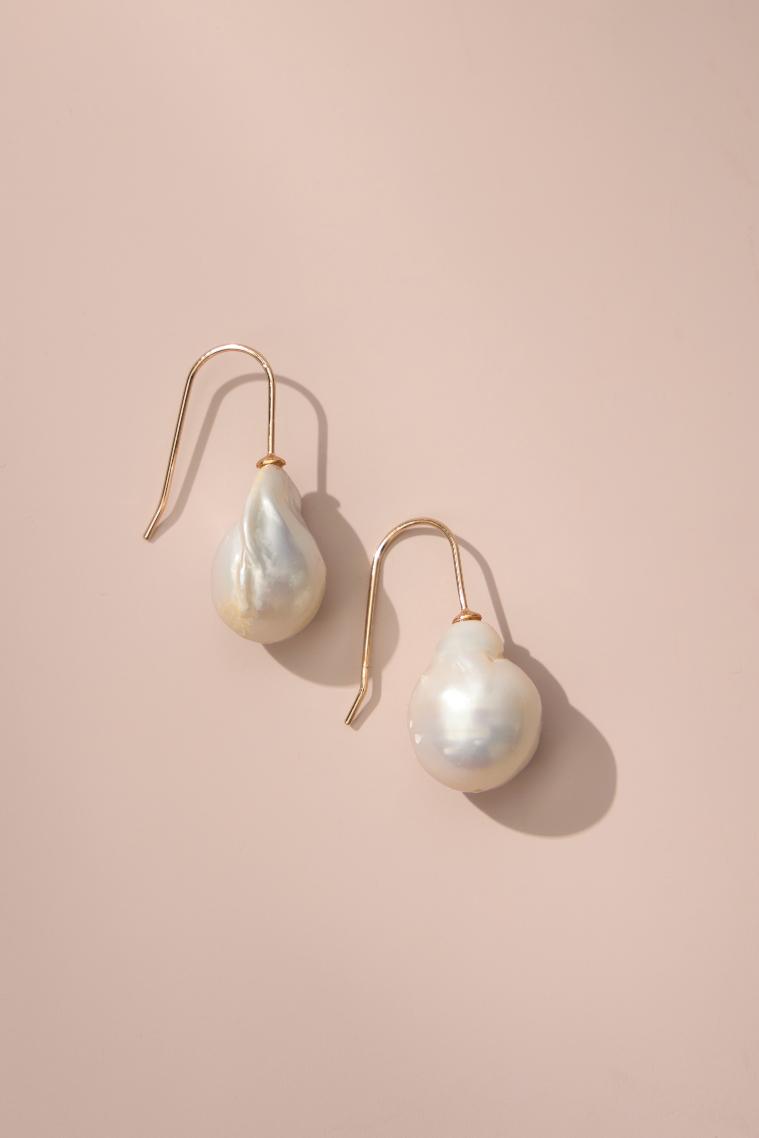 cultured freshwater pearl drop earrings