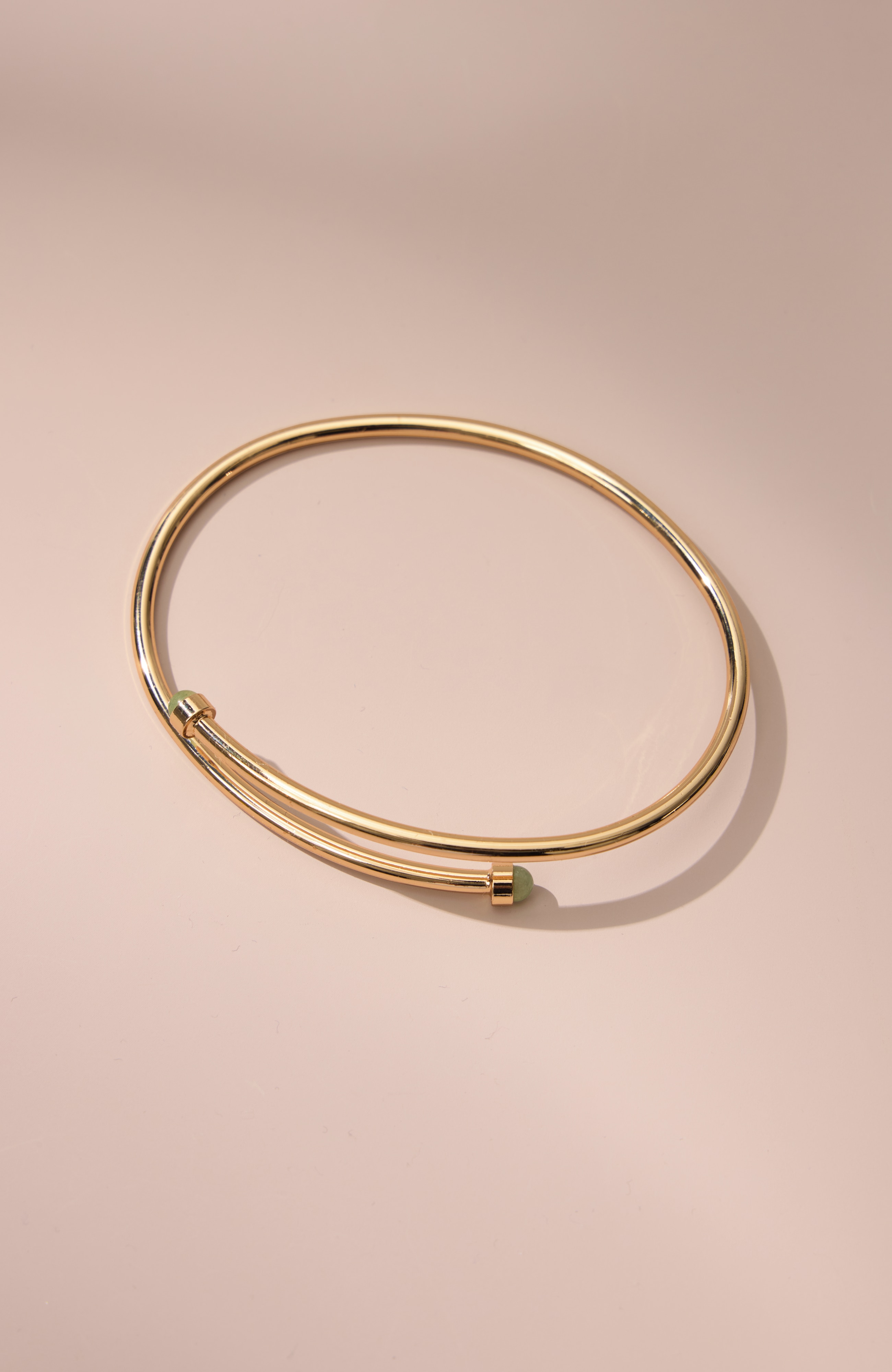 aventurine wire bracelet