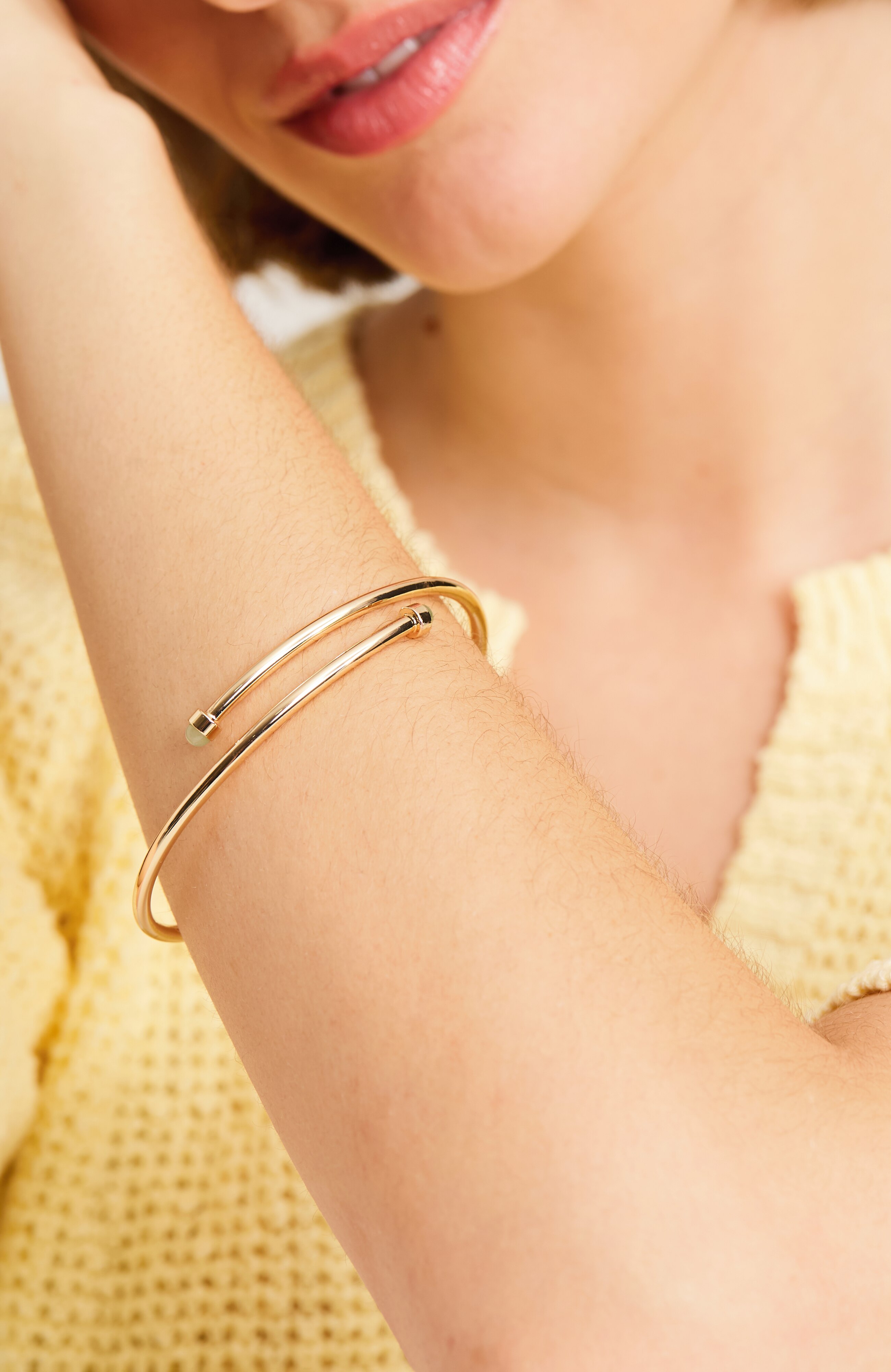 aventurine wire bracelet