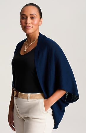 Image for Lightweight Sweater-Knit Shrug