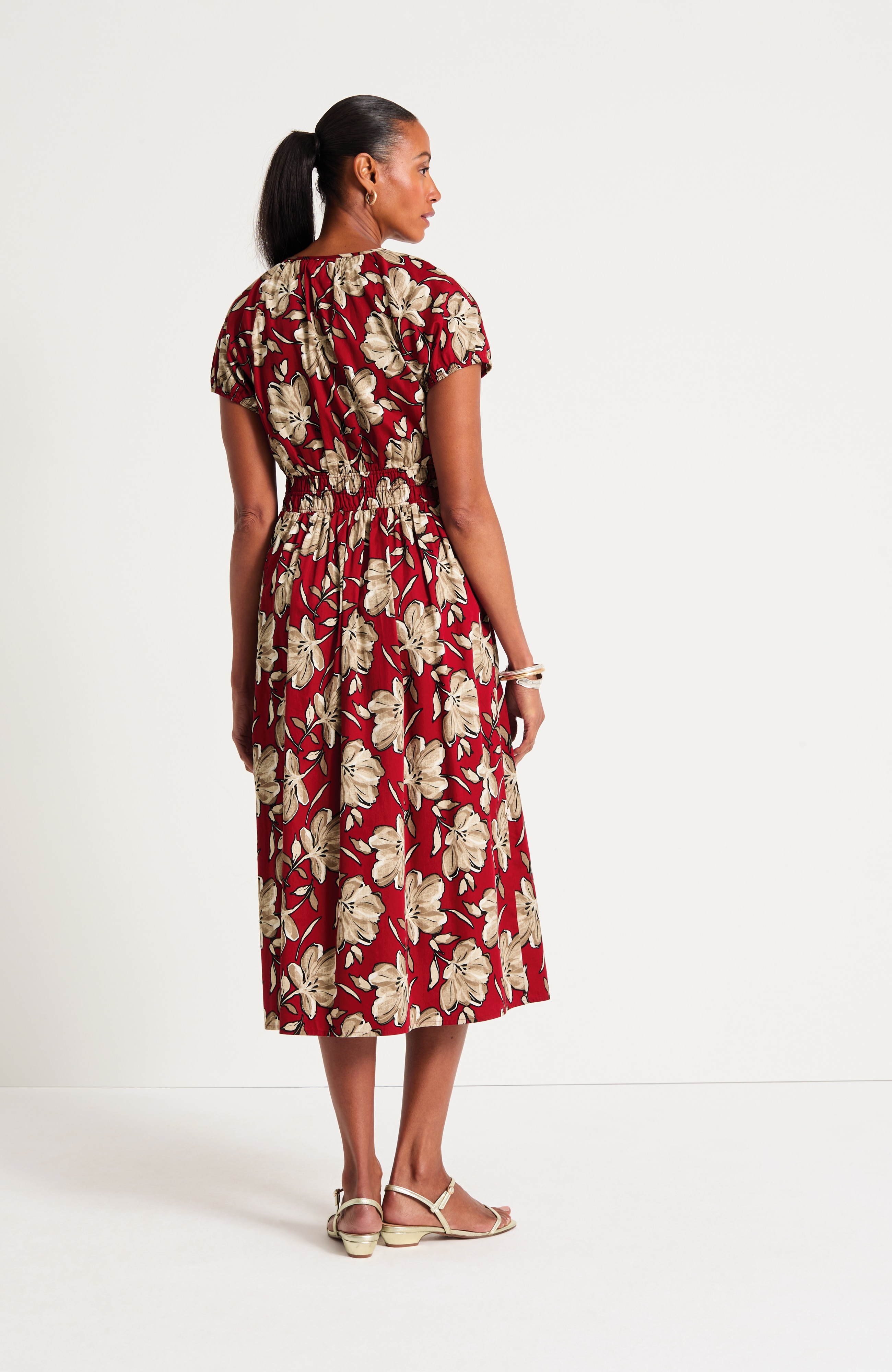 Cotton Midi Dress