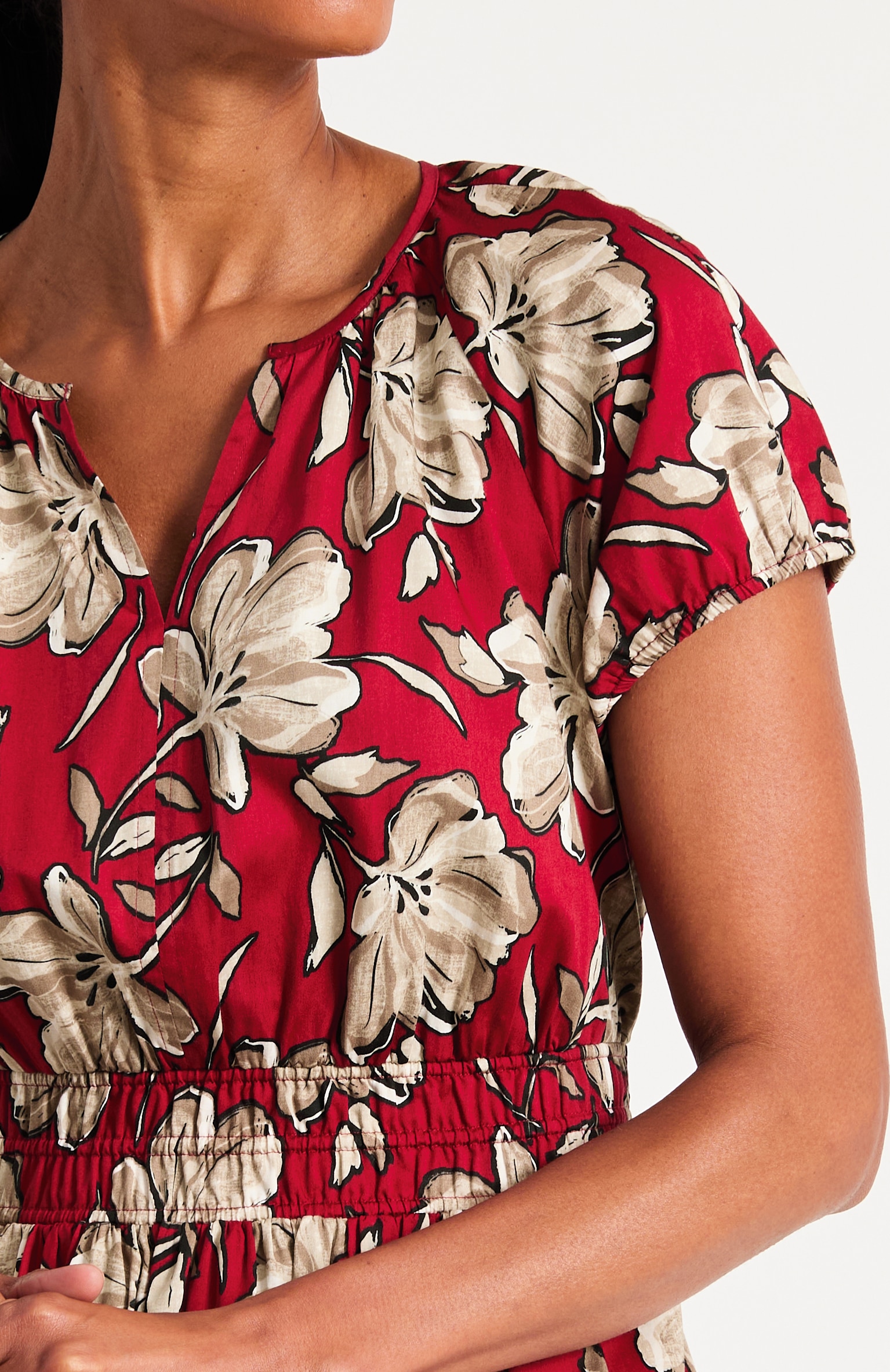 Cotton Midi Dress