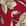 Swatch image of crimson layered floral for Cotton-Blend Midi Dress