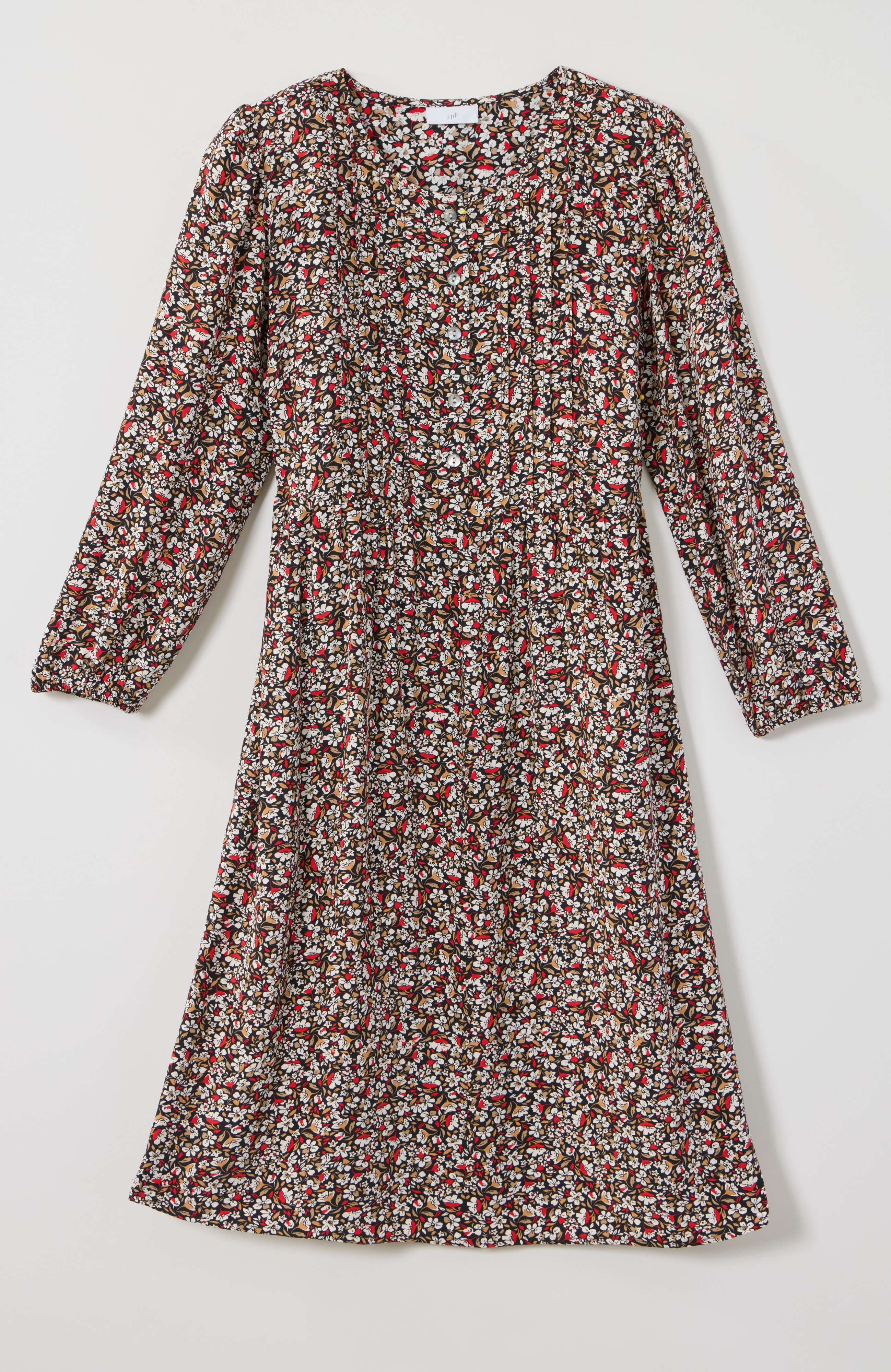 Crepe Pintuck Dress | JJill