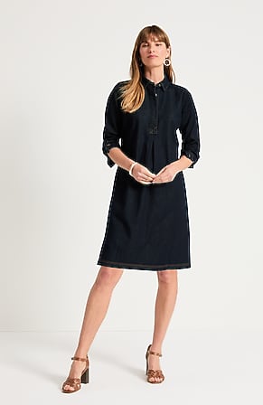 Image for Indigo Popover Dress