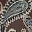french roast jeweled paisley, $129.00