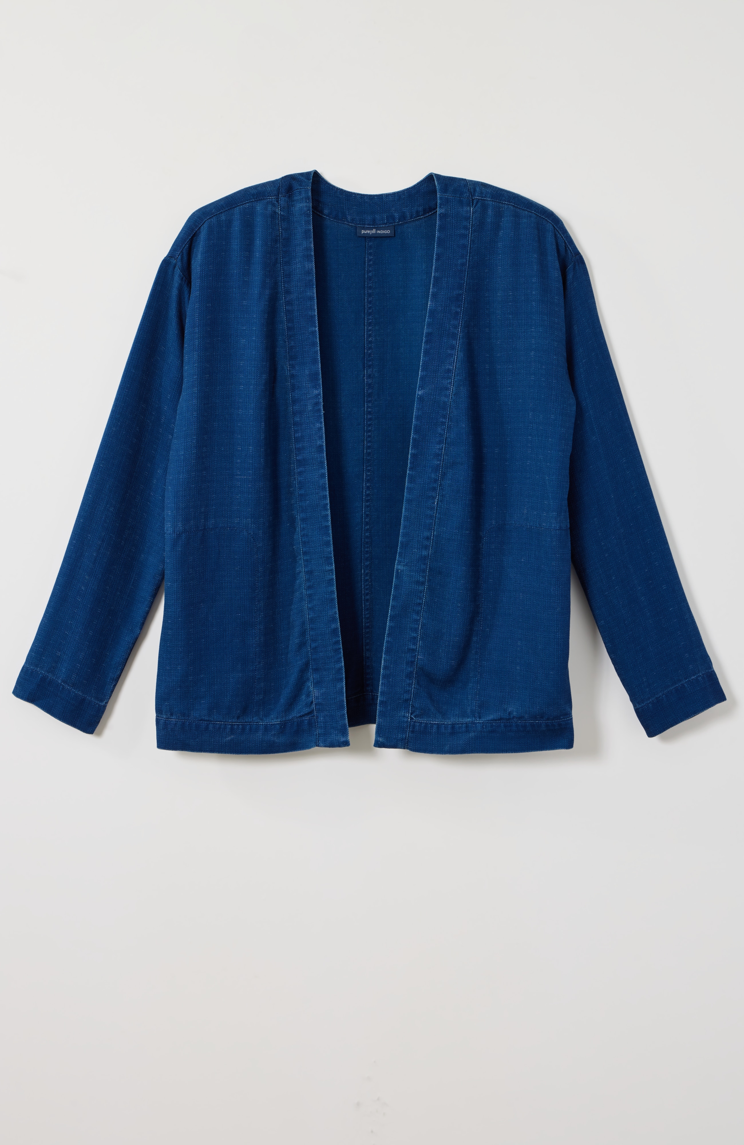 Pure Jill Indigo Dobby Jacket