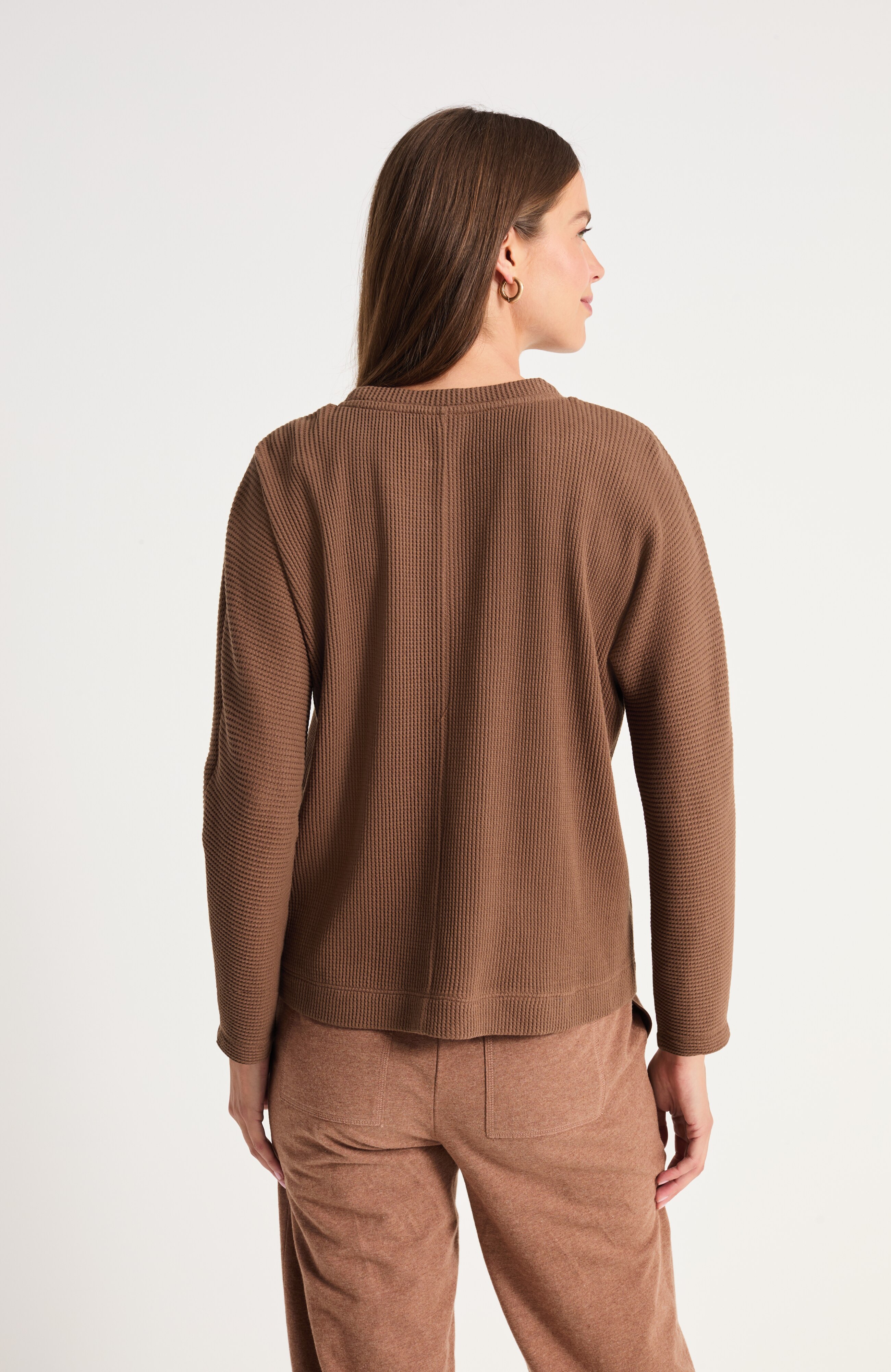 Relaxed Waffle Top | JJill