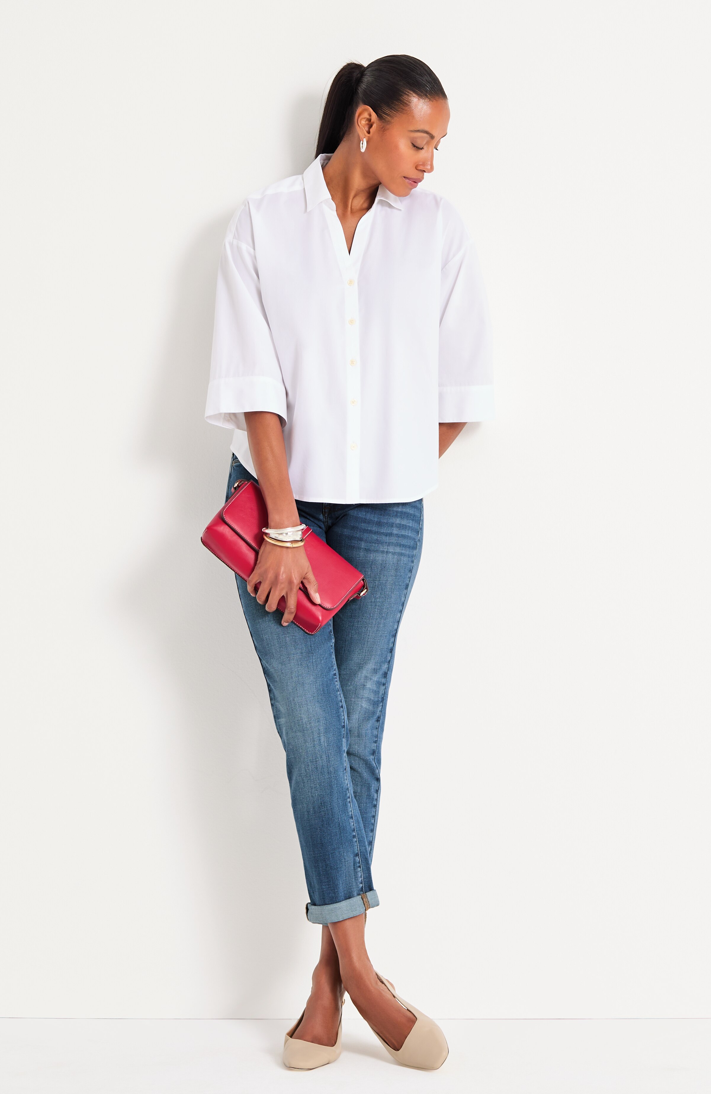 Contemporary Poplin Shirt