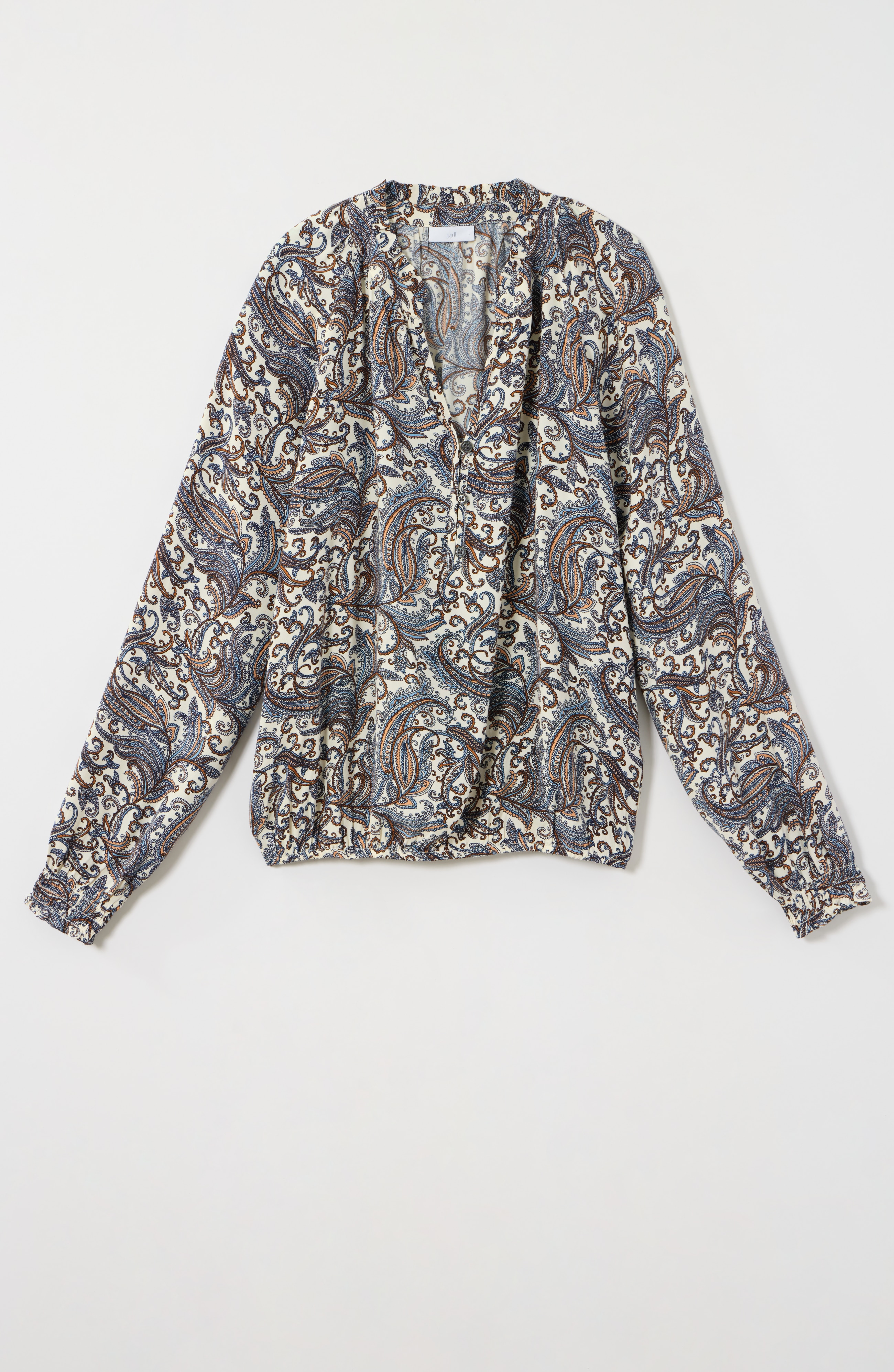 Printed Elastic-Hem Top