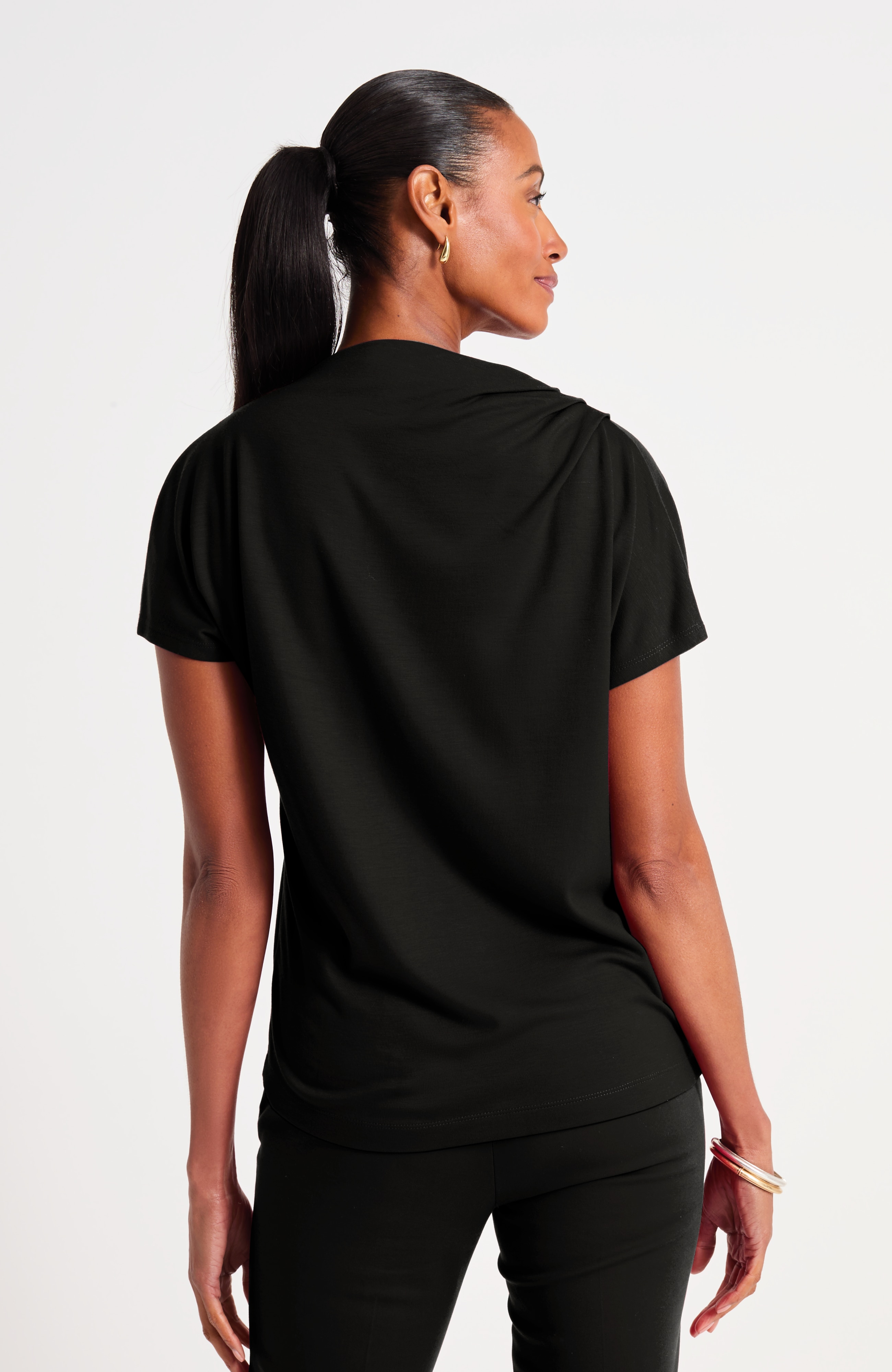 Ponte Draped Top