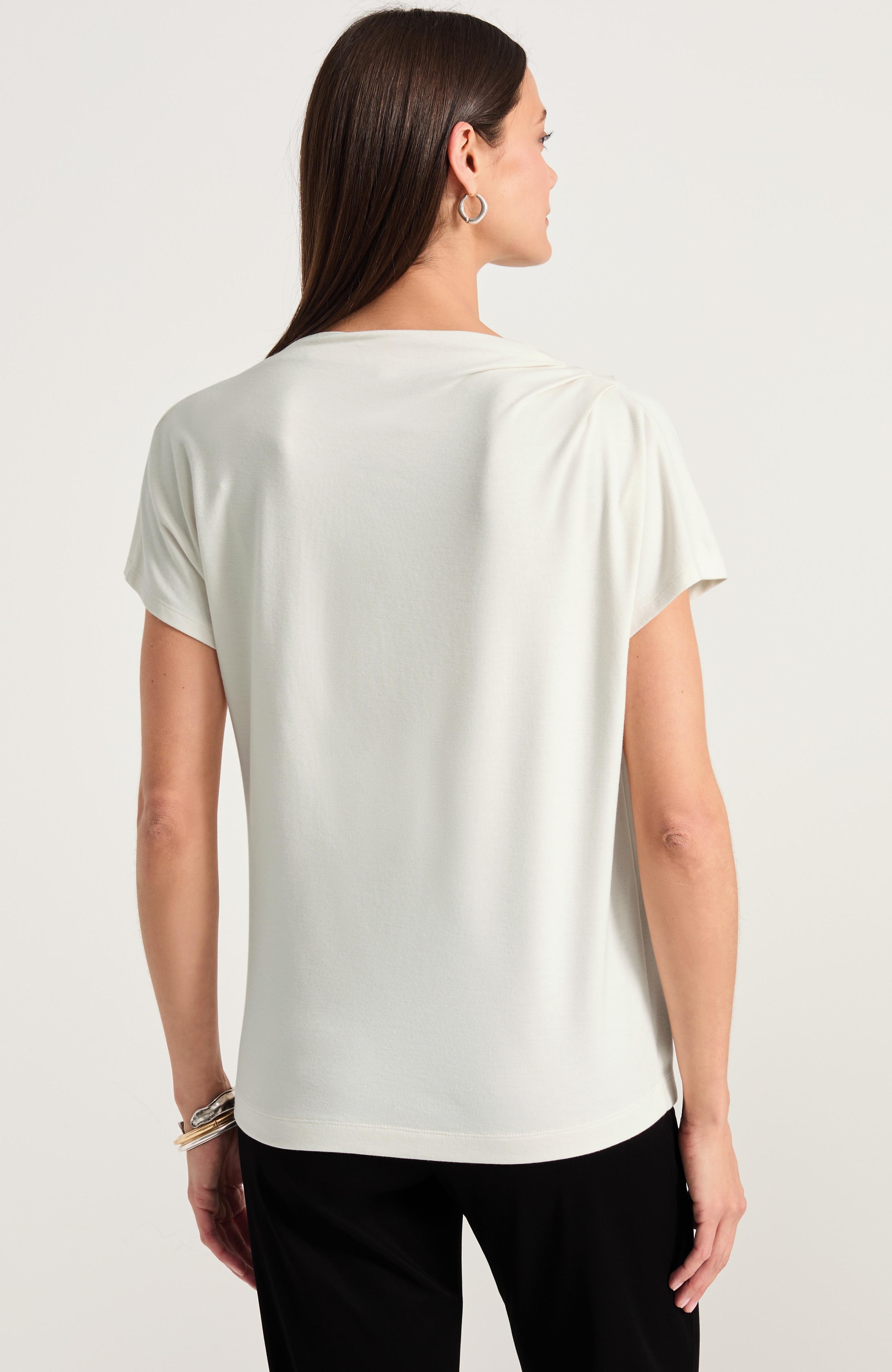 Ponte Draped Top | JJill