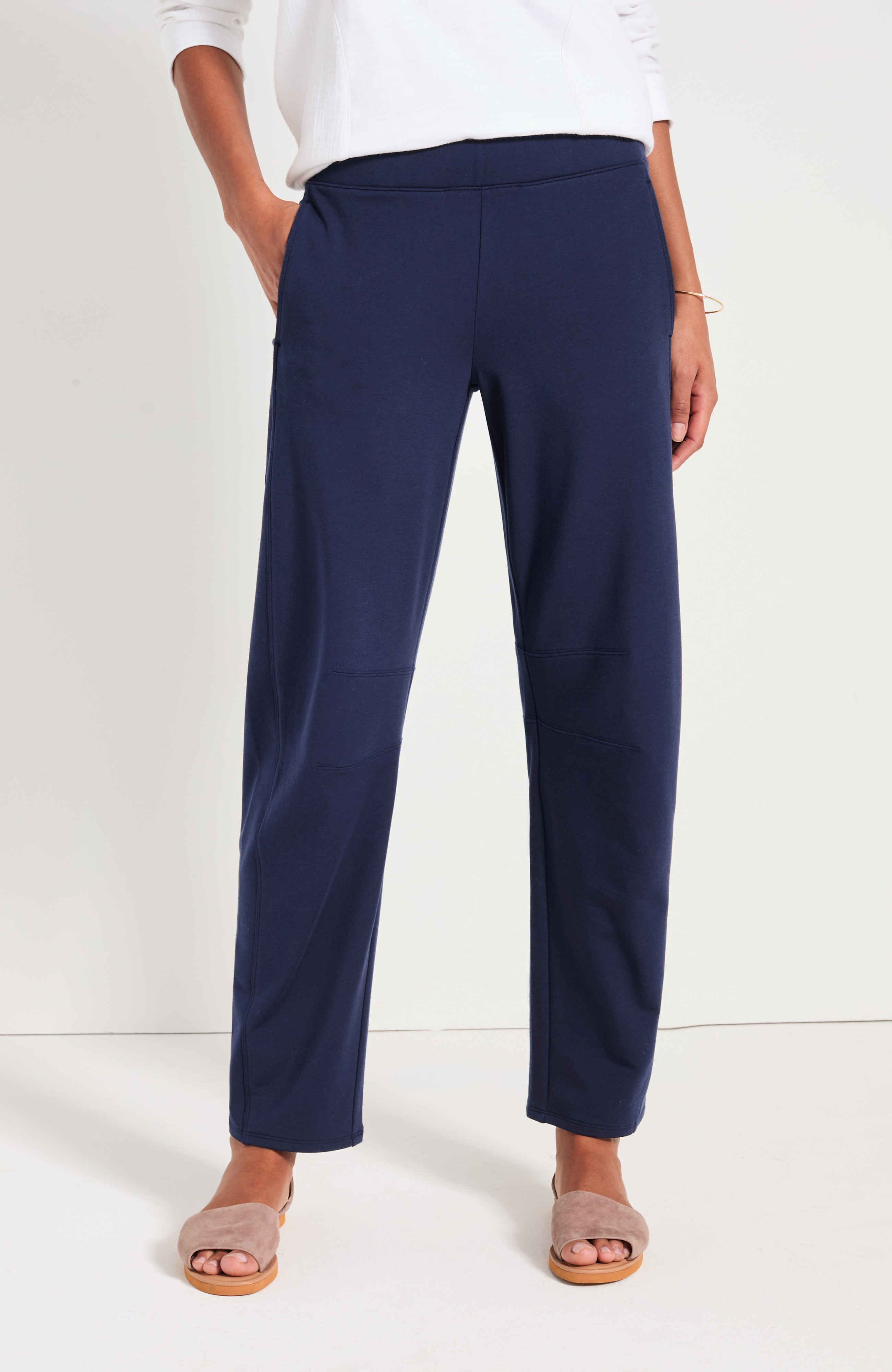 Pure Jill Affinity Barrel-Leg Pant