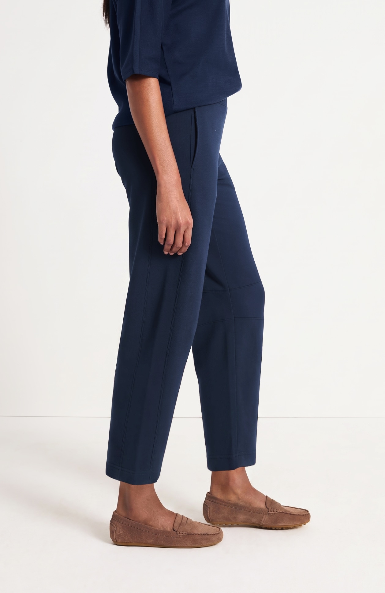Pure Jill Affinity Barrel-Leg Pant